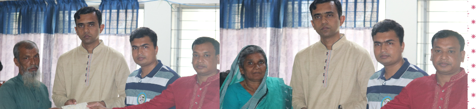 ক্যান্সার কিডনী ,লিভার সিরোসিস ,স্ট্রোকে প্যারালাইজড ও জন্মগর হৃদ রোগে আক্রান্ত ব্যক্তিদের মধ্যে চেক বিতরণ