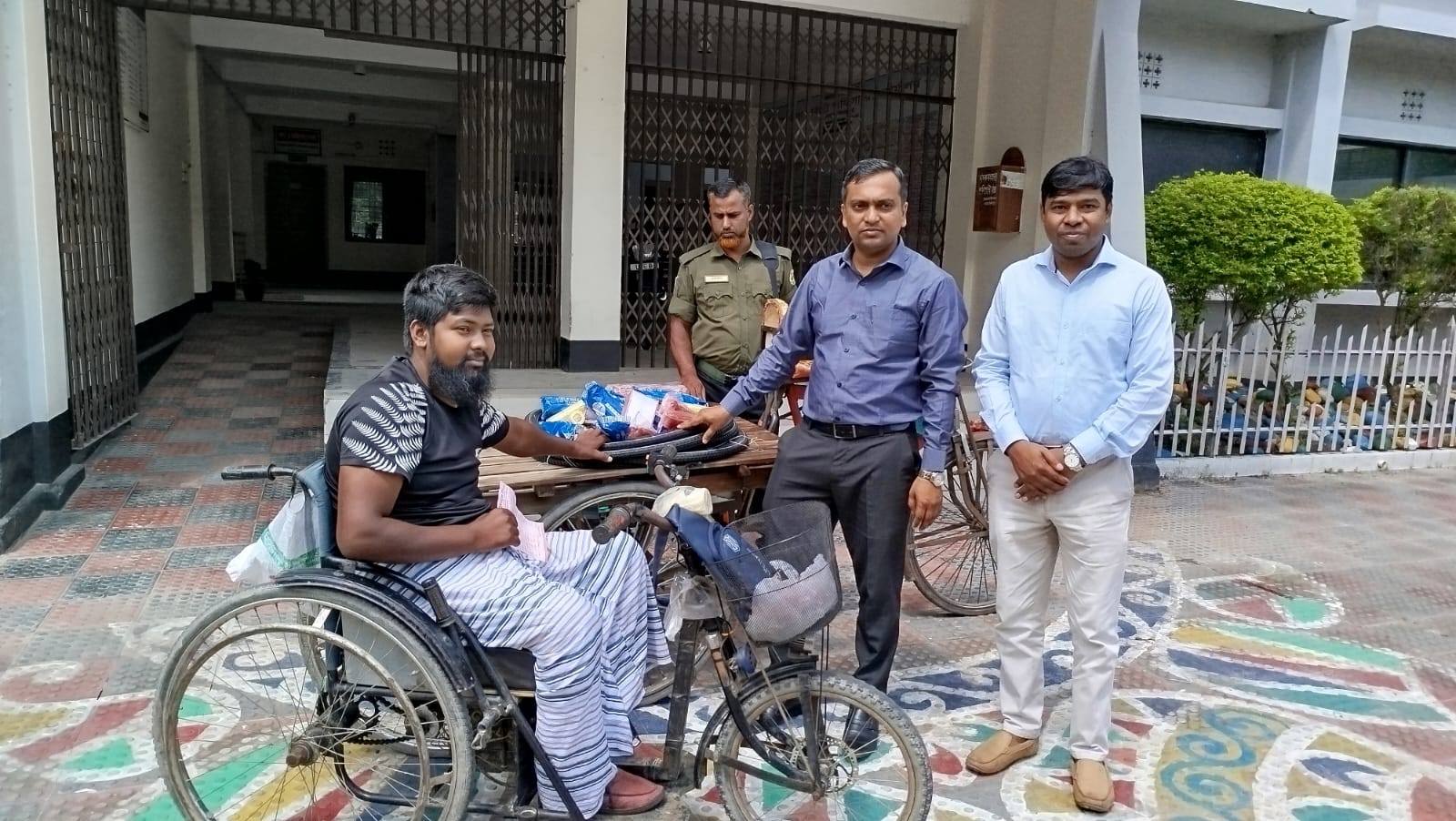 ভিক্ষুক পুর্নবাসনের খন্ড চিত্র।