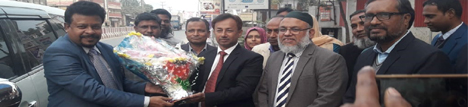 জনাব মোঃ সাইদুর রহমান খান, মহাপরিচালক, সমাজসেবা অধিদপ্তর, ঢাকা মহোদয়ের পাবনায় আগমন