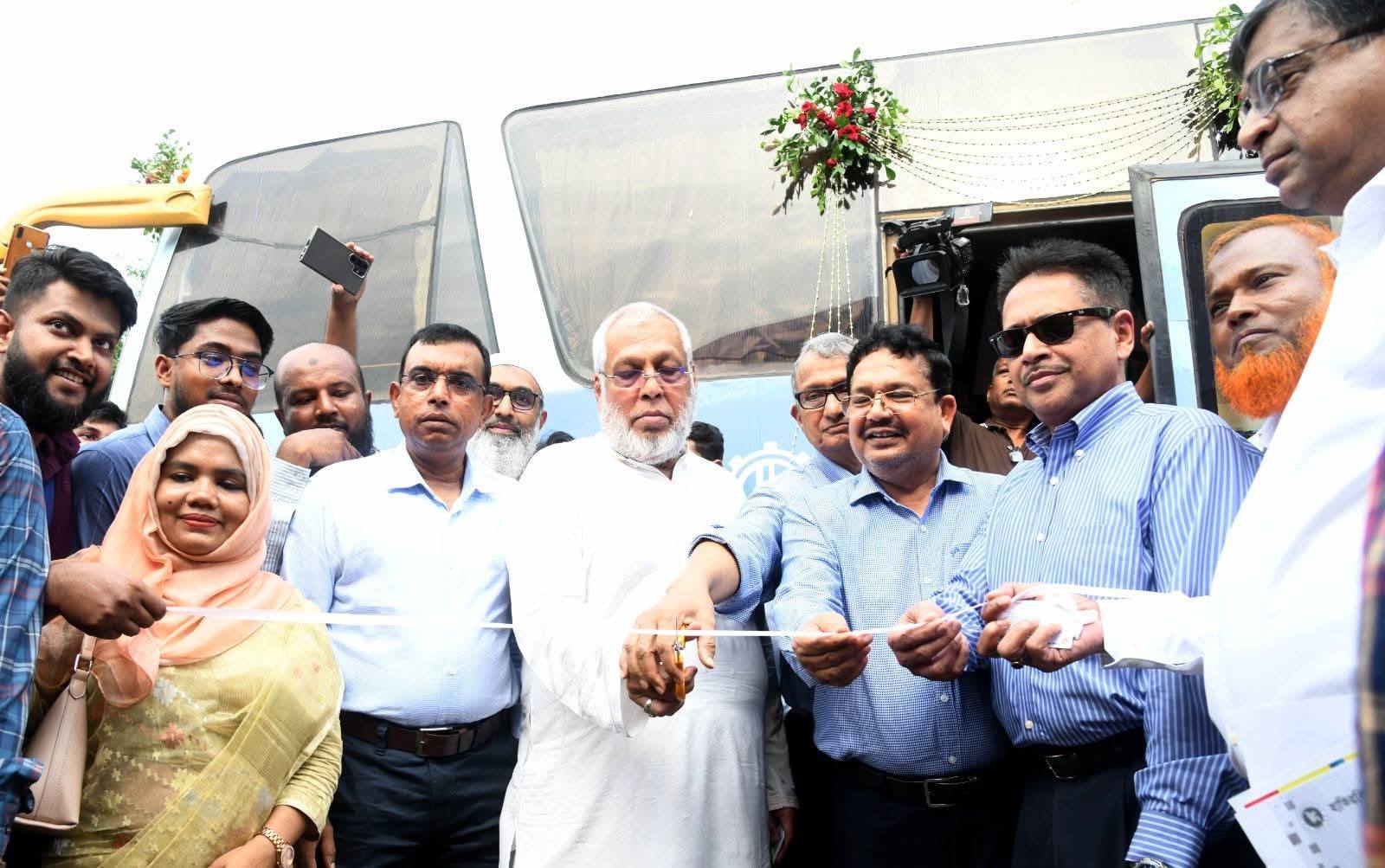 হাতিরঝিল চক্রাকার বাস সার্ভিসে র‍্যাপিড পাসের মাধ্যমে ভাড়া আদায়ের শুভ উদ্বোধন_ ২০ জুলাই, ২০২৫ খ্রিঃ