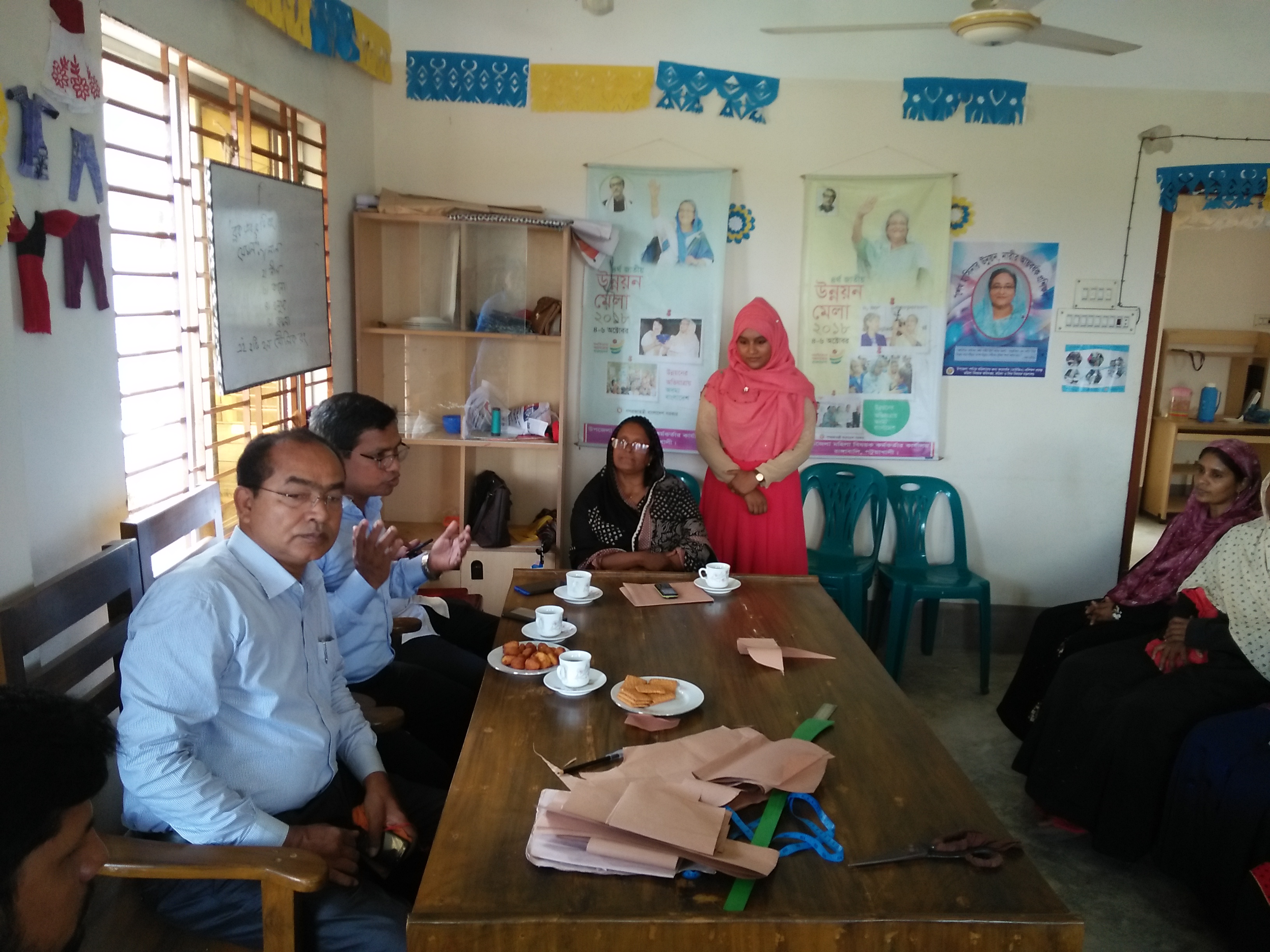 আইজিএ ৬ব্যাচ এর কার্যক্রম পরিদর্শণ। 