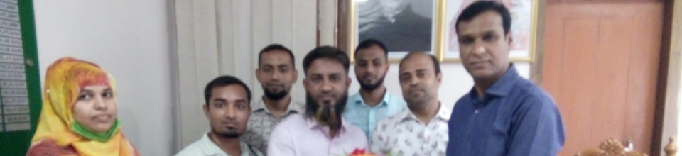 জেলা নির্বাচন কর্মকর্তা কর্তৃক উপজেলা নির্বাচন অফিসারের বরণ