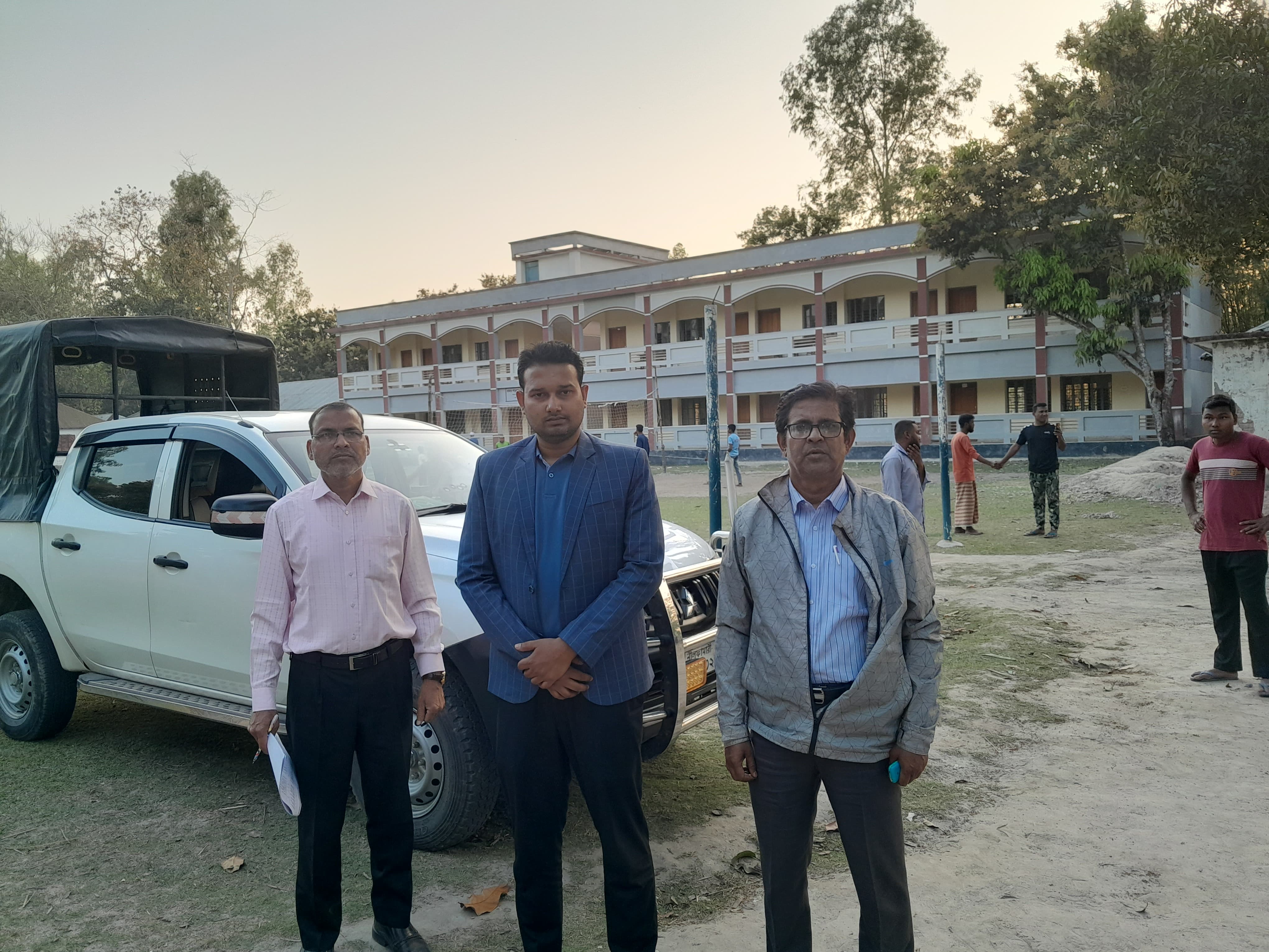 আসন্ন ৬ষ্ঠ উপজেলা পরিষদ নির্বাচন-২০২৪ উপলক্ষে ভোট কেন্দ্র পরিদর্শন