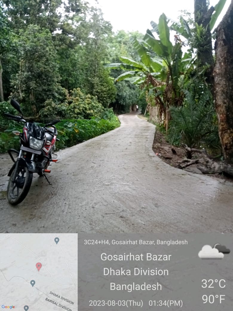 ২০২২-২৩ ইং অর্থ বছরের ২নং ওয়ার্ড মাছুয়াখালী মনসুর আলী মোল্যার বাড়ী হইতে শাহ আলম হাওলাদারের বাড়ি পর্যন্ত রাস্তা সিসি করণ, বরাদ্ধের উৎসঃ ইউনিয়ন পরিষদ উন্নয়ন সহায়তা তহবিল ২য় পর্যায়