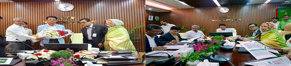 শিক্ষা মন্ত্রীর সাথে প্রধান প্রকৌশলীর মতবিনিময় সভা