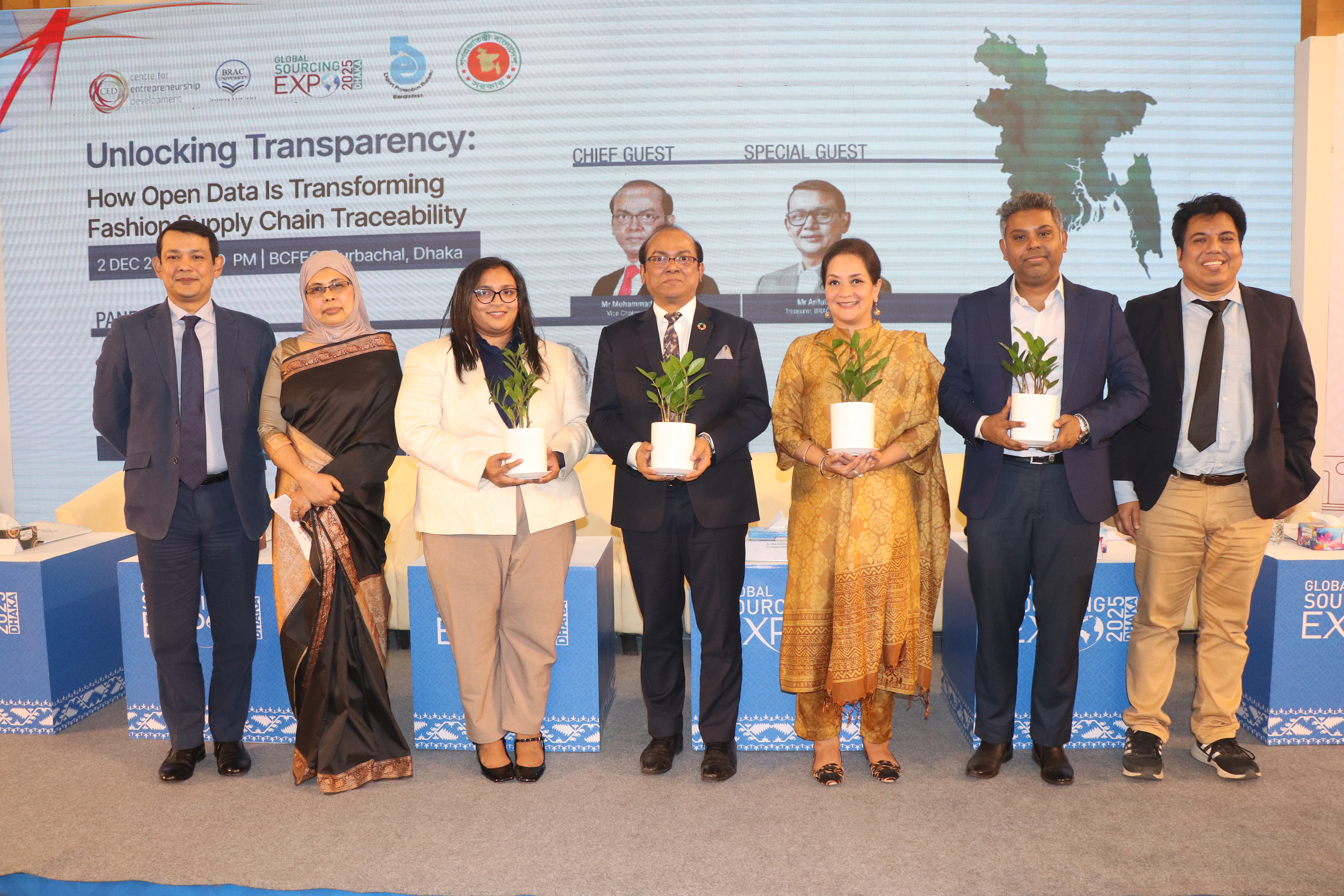 Seminar on Unlocking Transparency How Open Data is Transforming Fashion Supply Chain Traceability at Global Sourcing Expo-2025, Dhaka