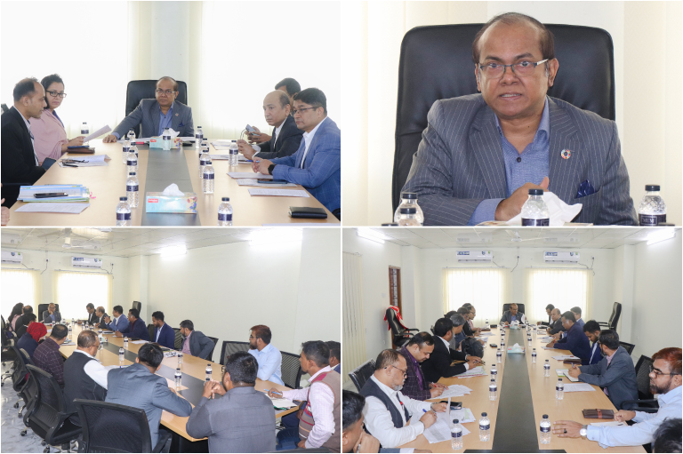 রপ্তানি উন্নয়ন ব্যুরোর সম্মানিত ভাইস চেয়ারম্যান ও প্রধান নির্বাহী জনাব মোহাম্মদ হাসান আরিফ, প্রকল্প বাস্তবায়ন কমিটি (পিআইসি)-এর ৬ষ্ঠ সভায় সভাপতিত্ব করেন এবং রপ্তানি উন্নয়ন ব্যুরোর নিজস্ব নির্মাণাধীন ভবন Export Enclave-এর নির্মাণকাজ পরিদর্শন করেন।