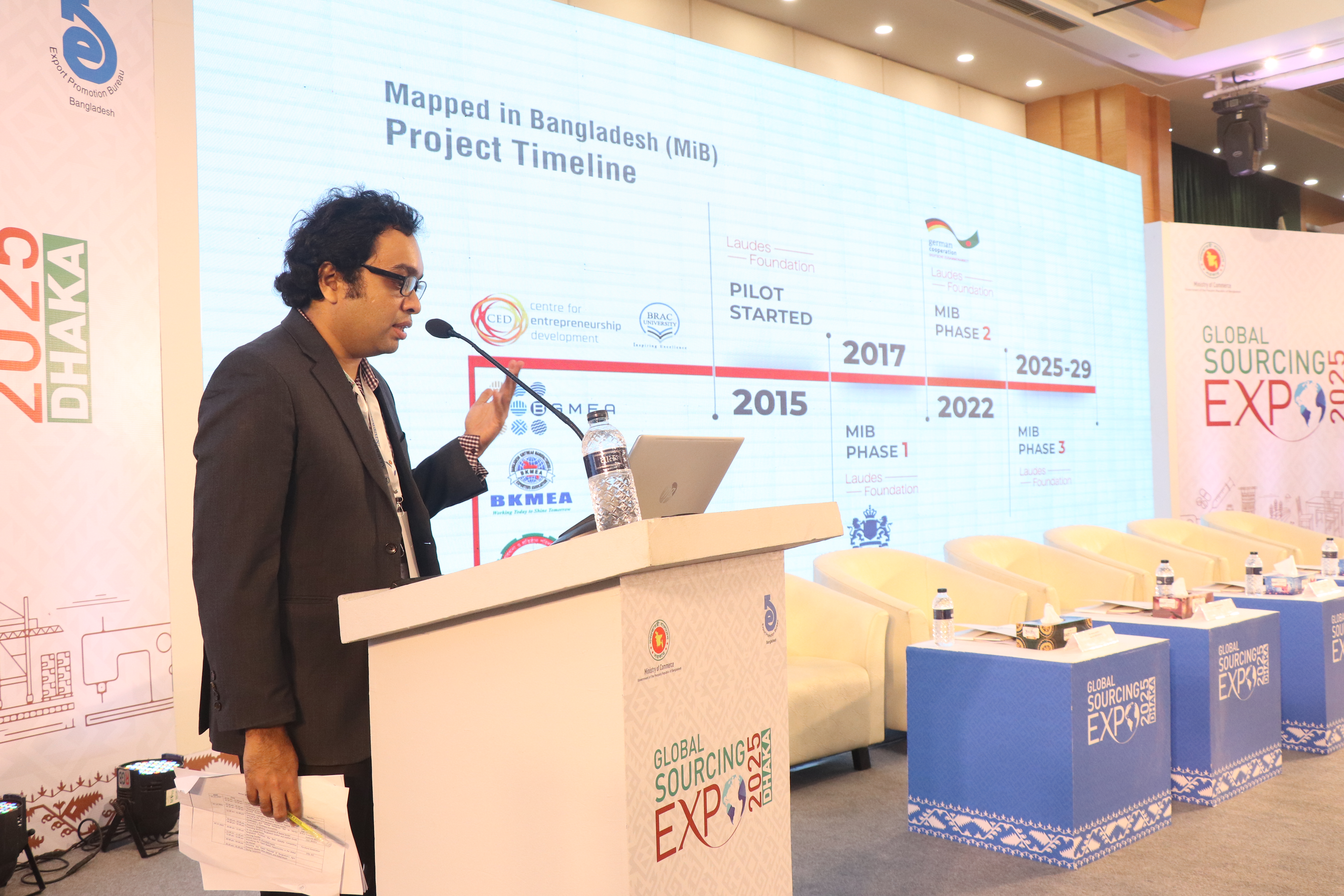 Seminar on Unlocking Transparency How Open Data is Transforming Fashion Supply Chain Traceability at Global Sourcing Expo-2025, Dhaka