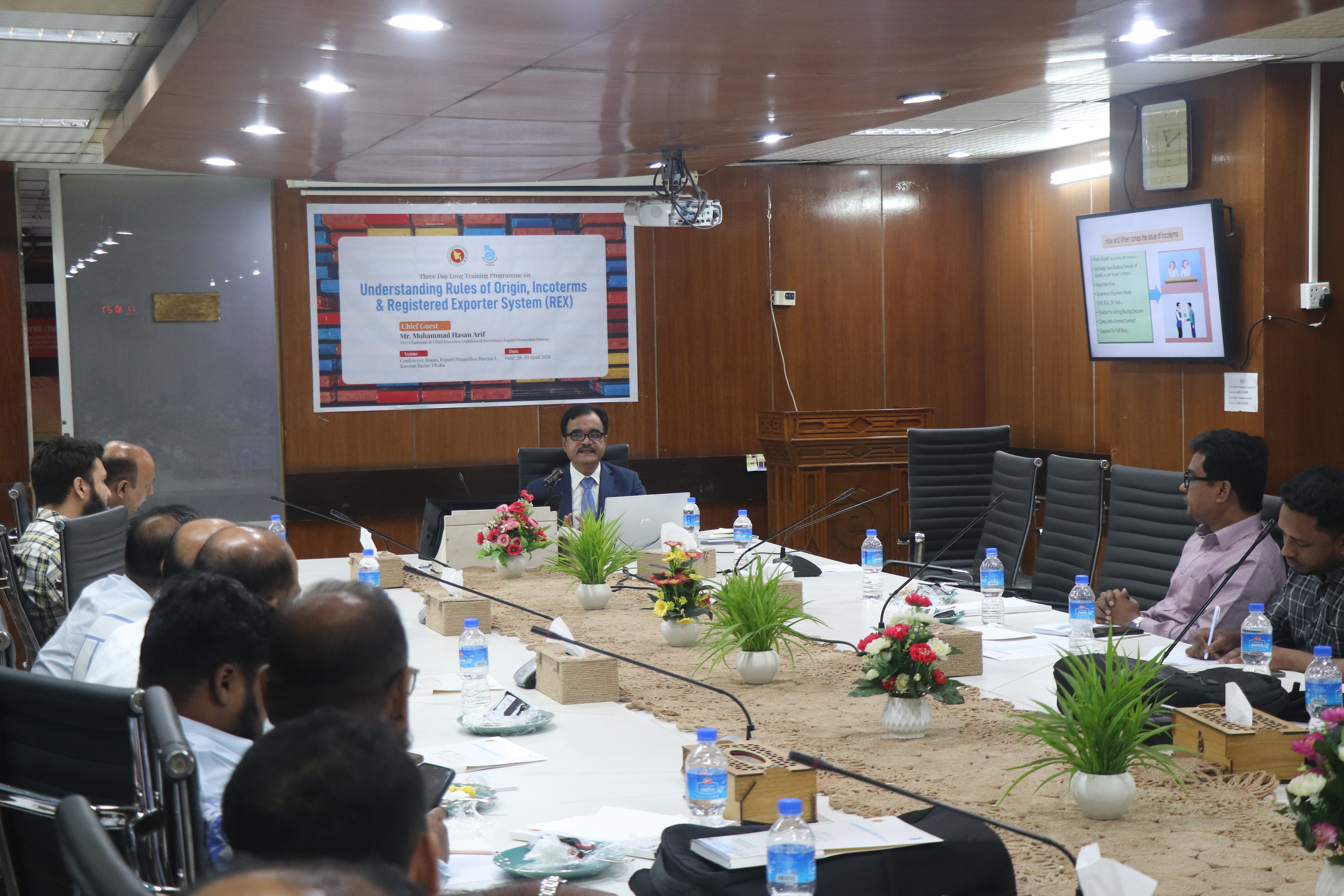 Three Day Long Training Programme on "Understanding Rules of Origin, Incoterms & Registered Exporter System (REX) (Day-03)