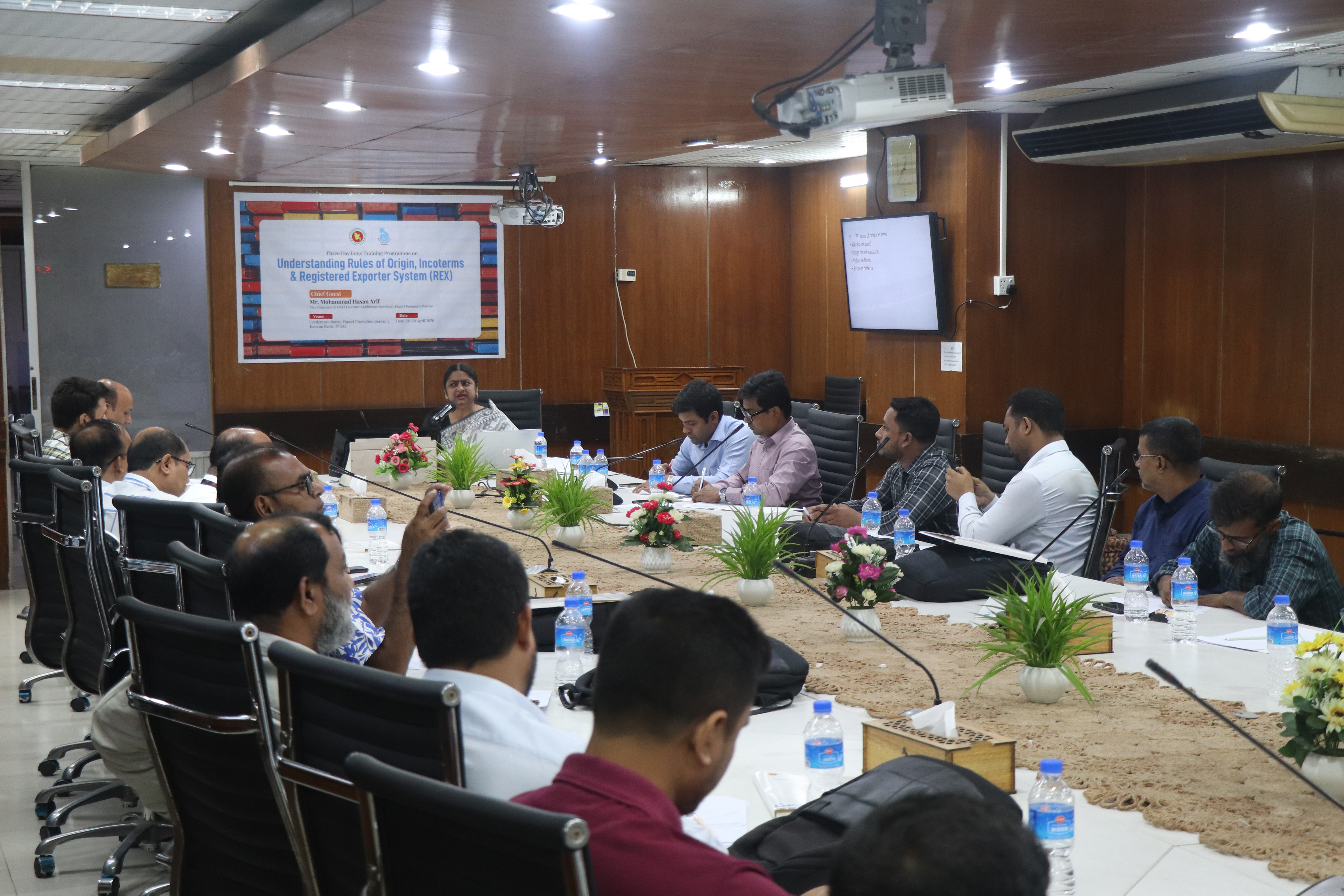 Three Day Long Training Programme on "Understanding Rules of Origin, Incoterms & Registered Exporter System (REX) (Day-03)