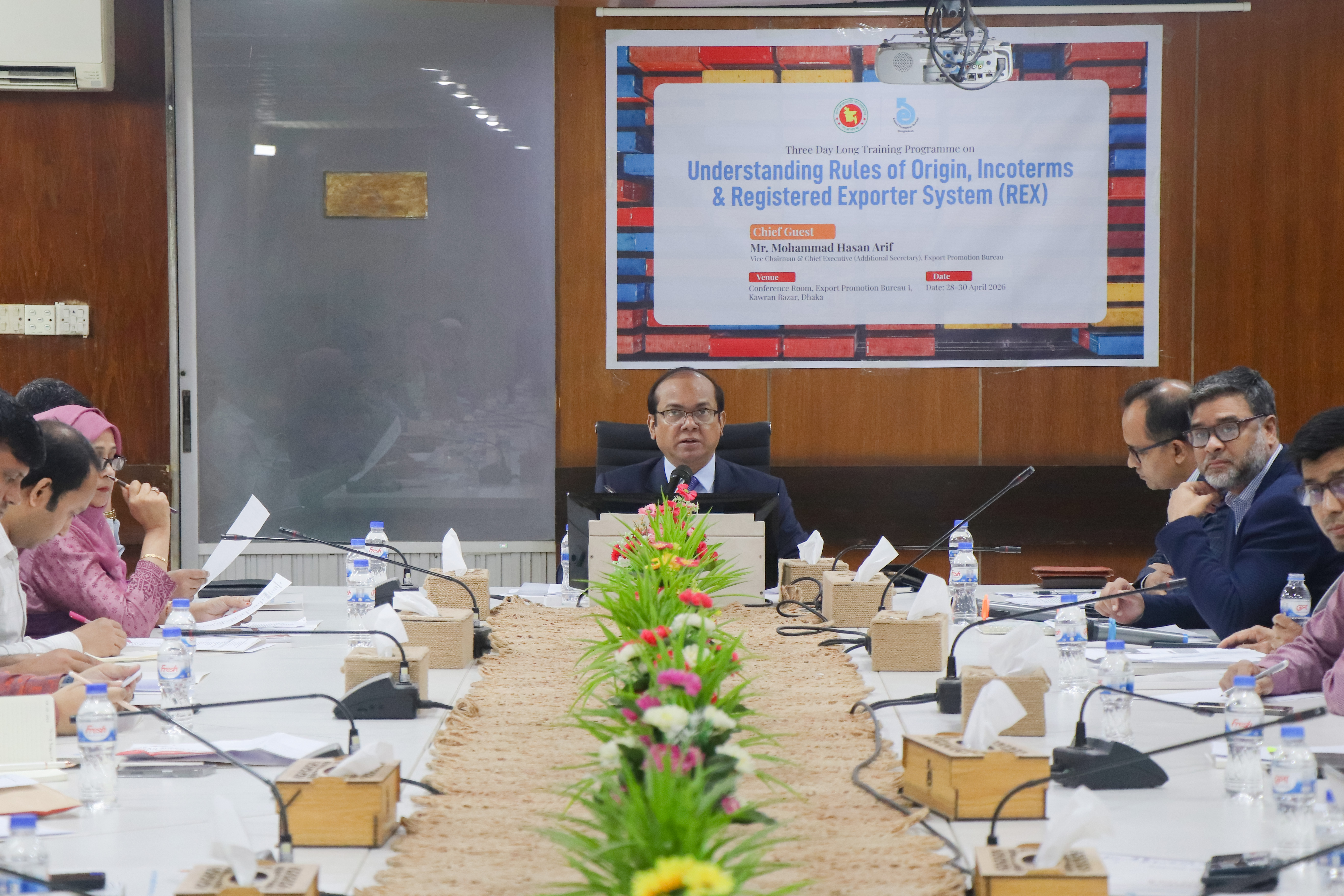 Three Day Long Training Programme on "Understanding Rules of Origin, Incoterms & Registered Exporter System (REX) (Day-01)