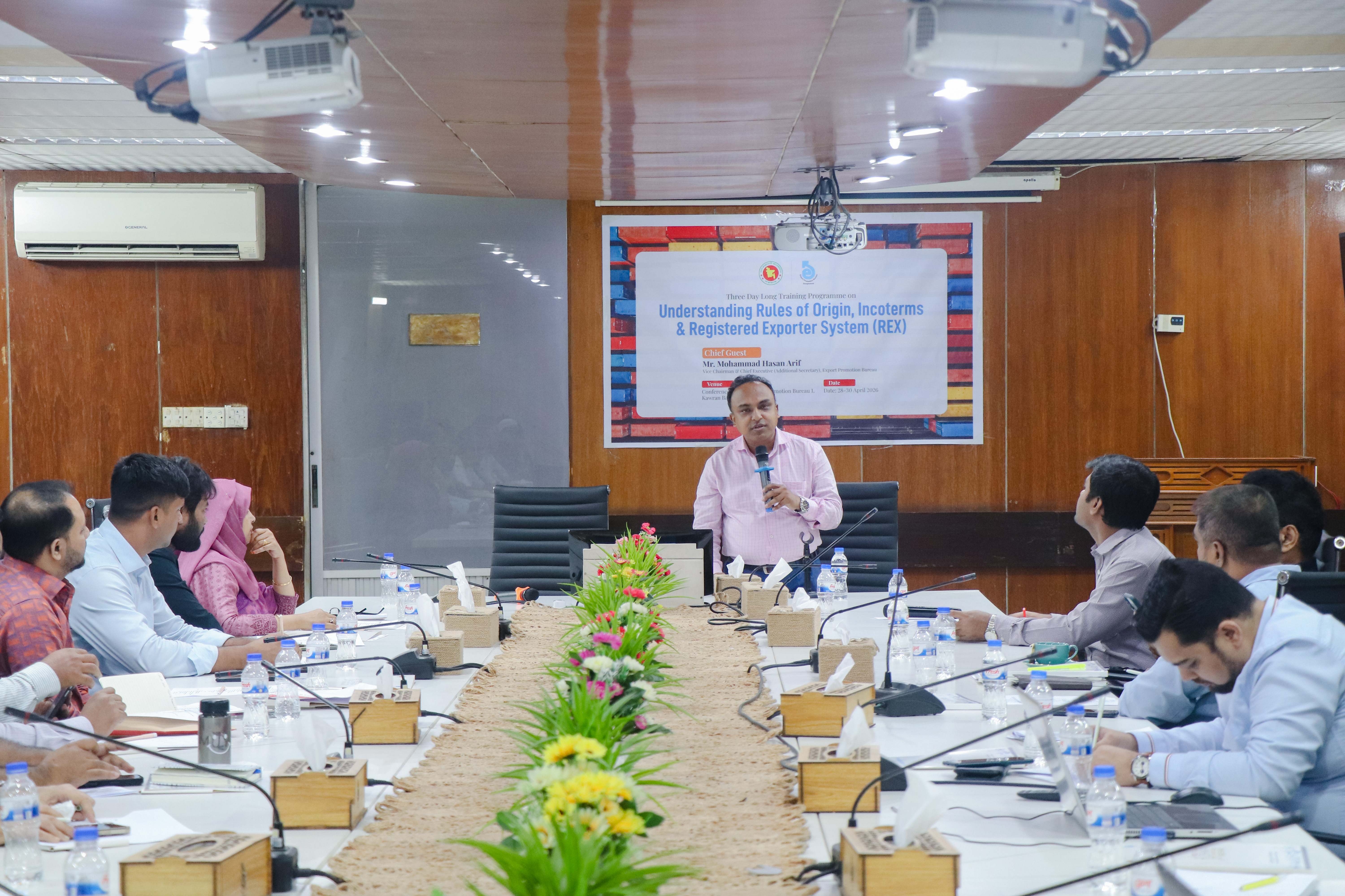 Three Day Long Training Programme on "Understanding Rules of Origin, Incoterms & Registered Exporter System (REX) (Day-01)