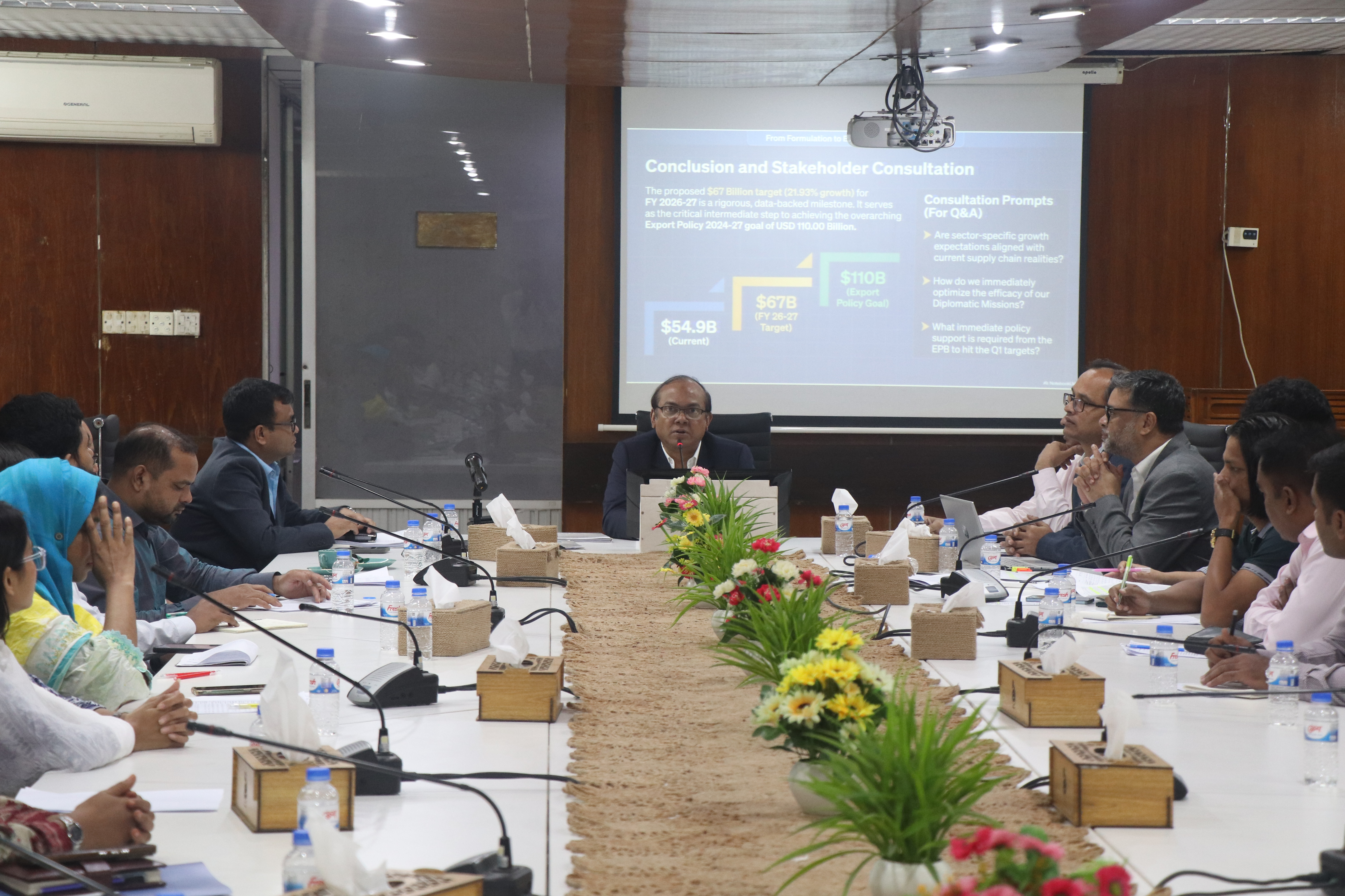 Meeting on the Export Target For FY 2026-27