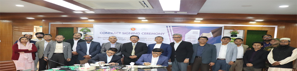 Contract Signing Ceremony for a Groundbreaking Hydrogen Generation Research Project.