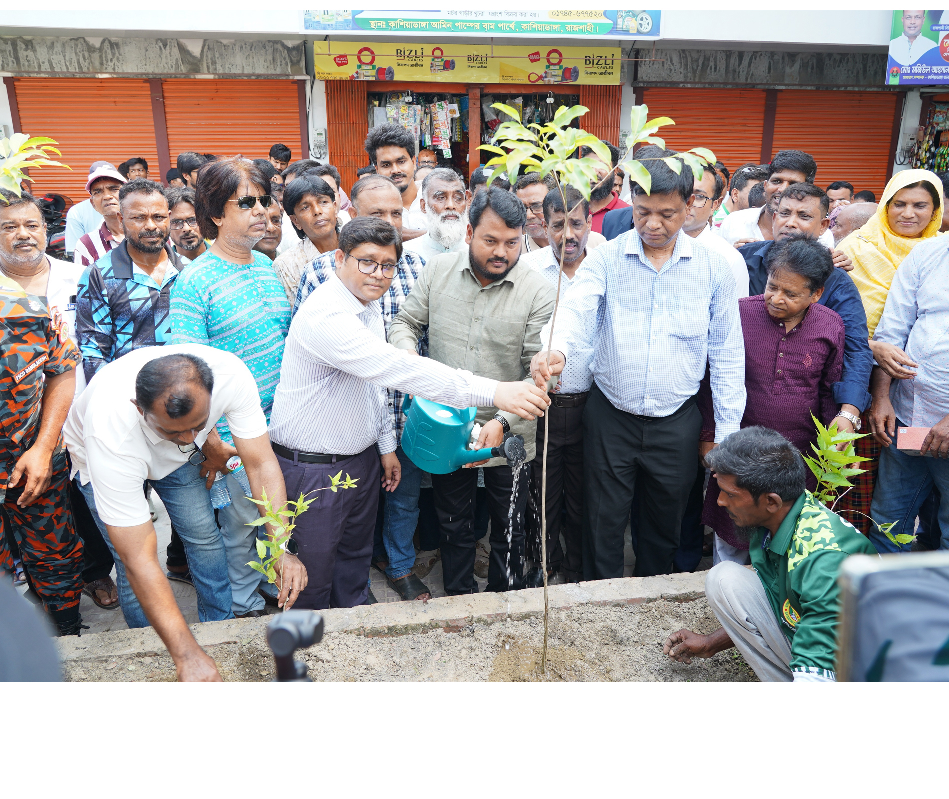 প্রধানমন্ত্রী কর্তৃক দেশব্যাপী বৃক্ষরোপণ কর্মসূচির উদ্বোধন উপলক্ষে রাসিকের বৃক্ষরোপণ কর্মসূচি