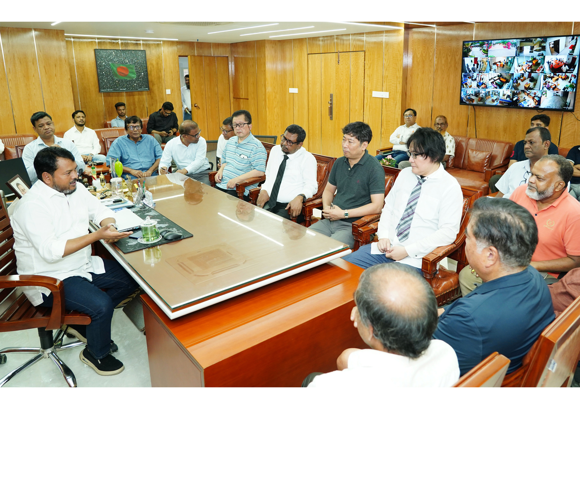মাননীয় প্রশাসকের সঙ্গে জাপানের ব্যবসায়ী প্রতিনিধিদের সৌজন্য সাক্ষাৎ ও মতবিনিময়