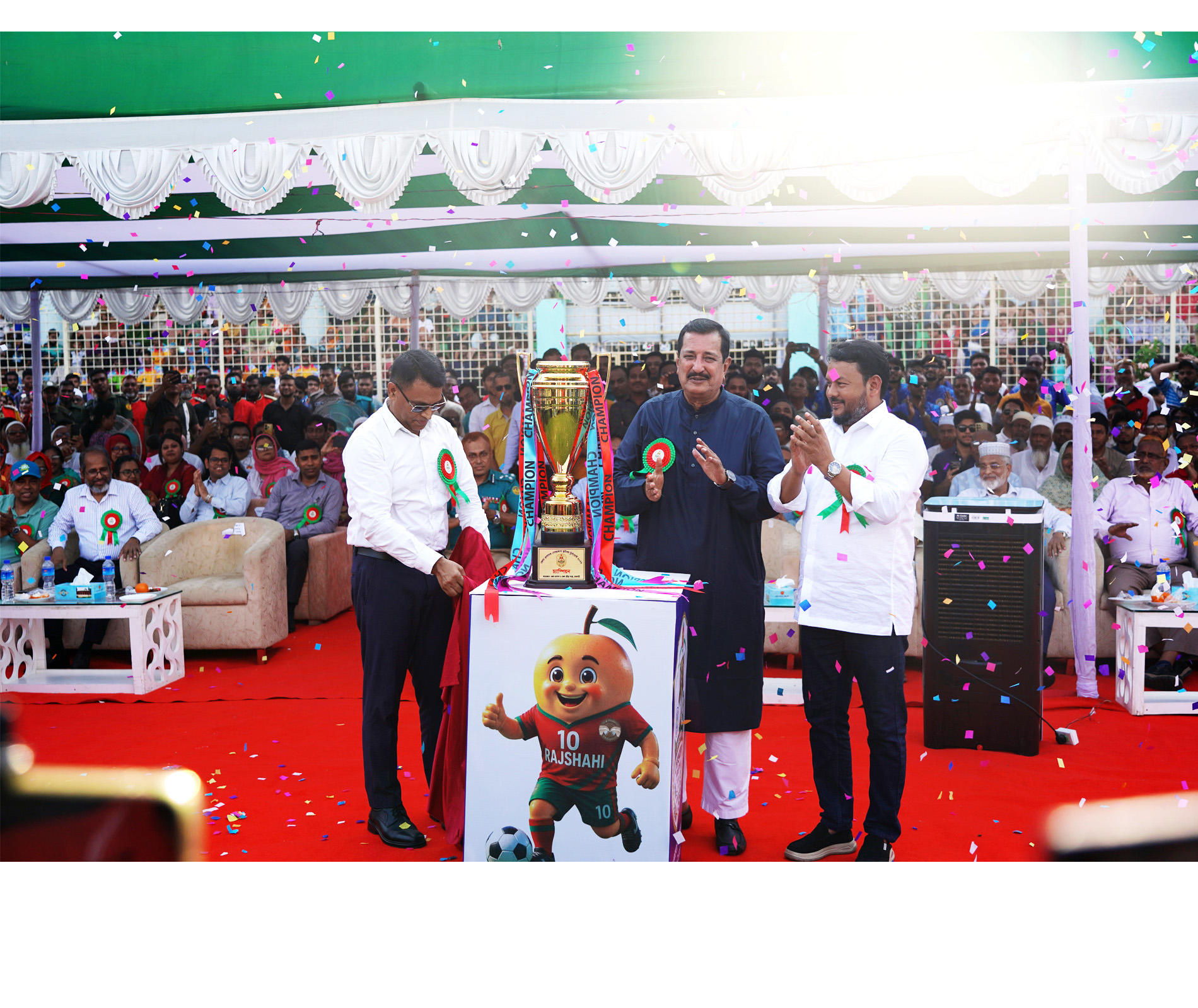 রাজশাহীতে বর্ণাঢ্য আয়োজনে ‘জেলা প্রশাসক গোল্ডকাপ ফুটবল টুর্নামেন্ট-২০২৬’ শুরু