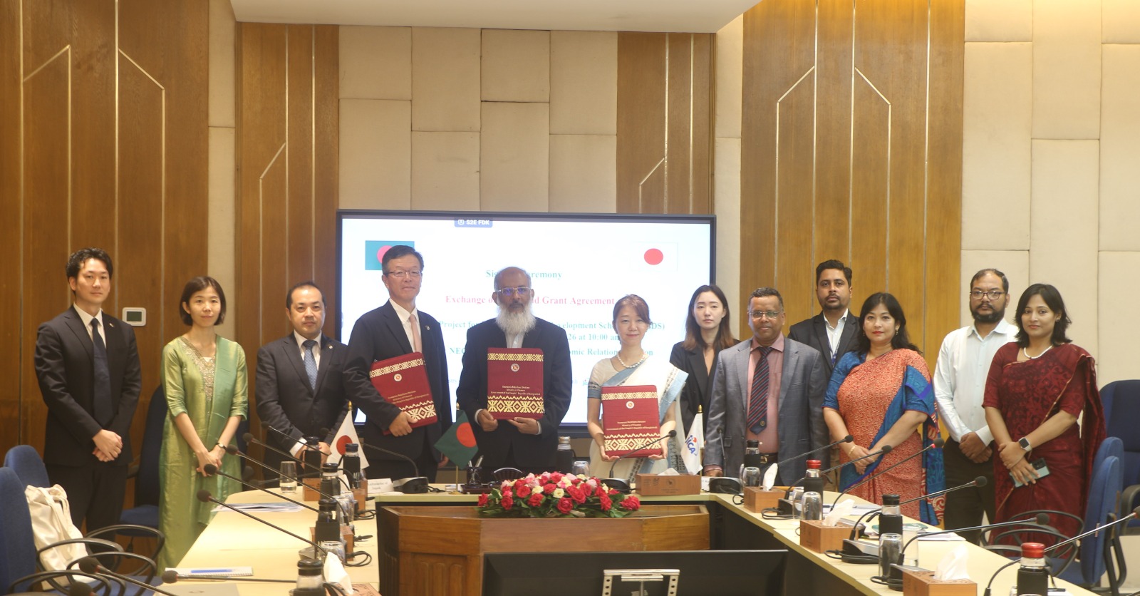 Singing of Exchange of Notes and Grant Agreement for The Project for Human Resource Development Scholarship (JDS)