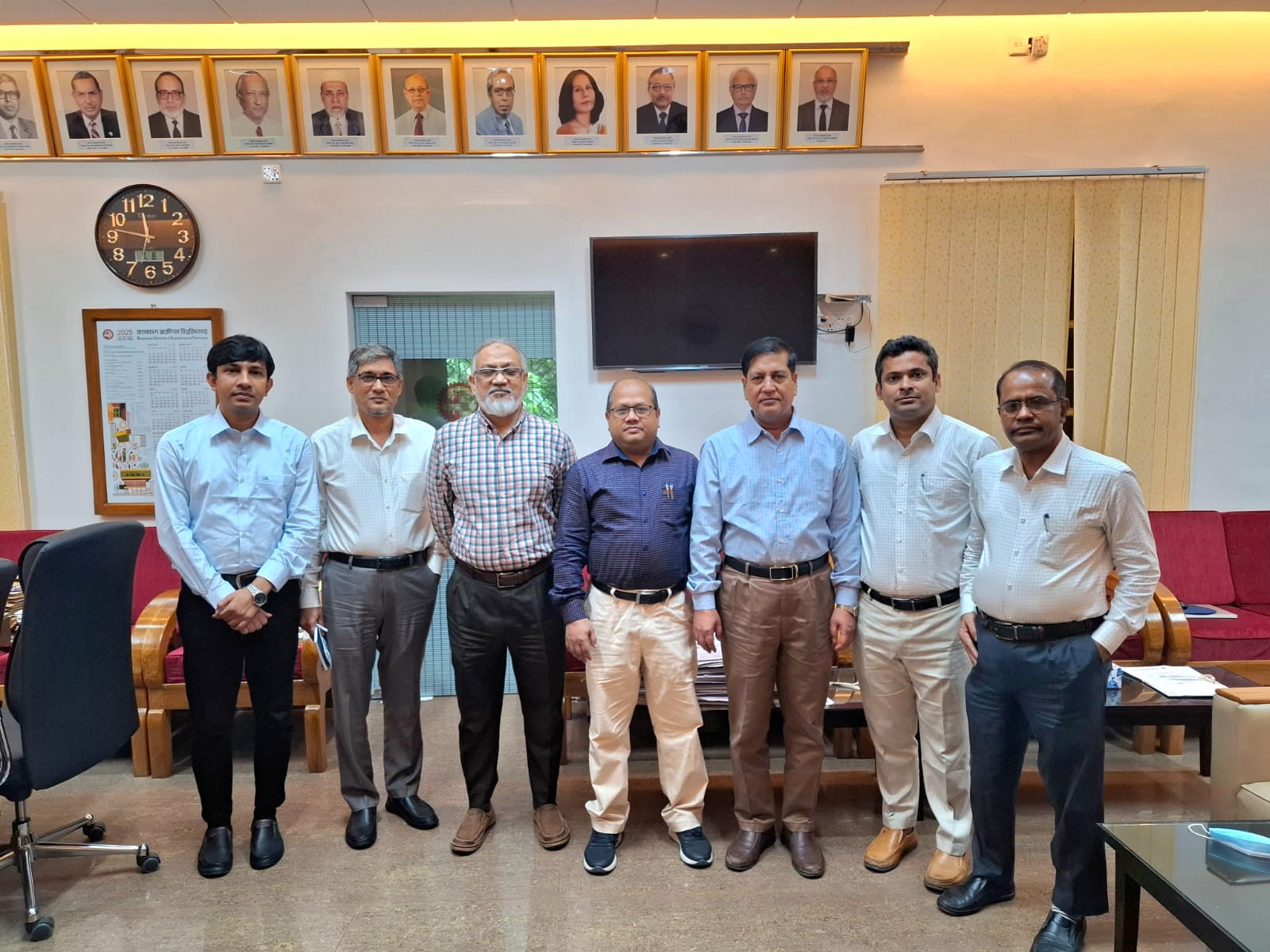 The team of Department of Explosives met the VC of BUET on 8th July 2025