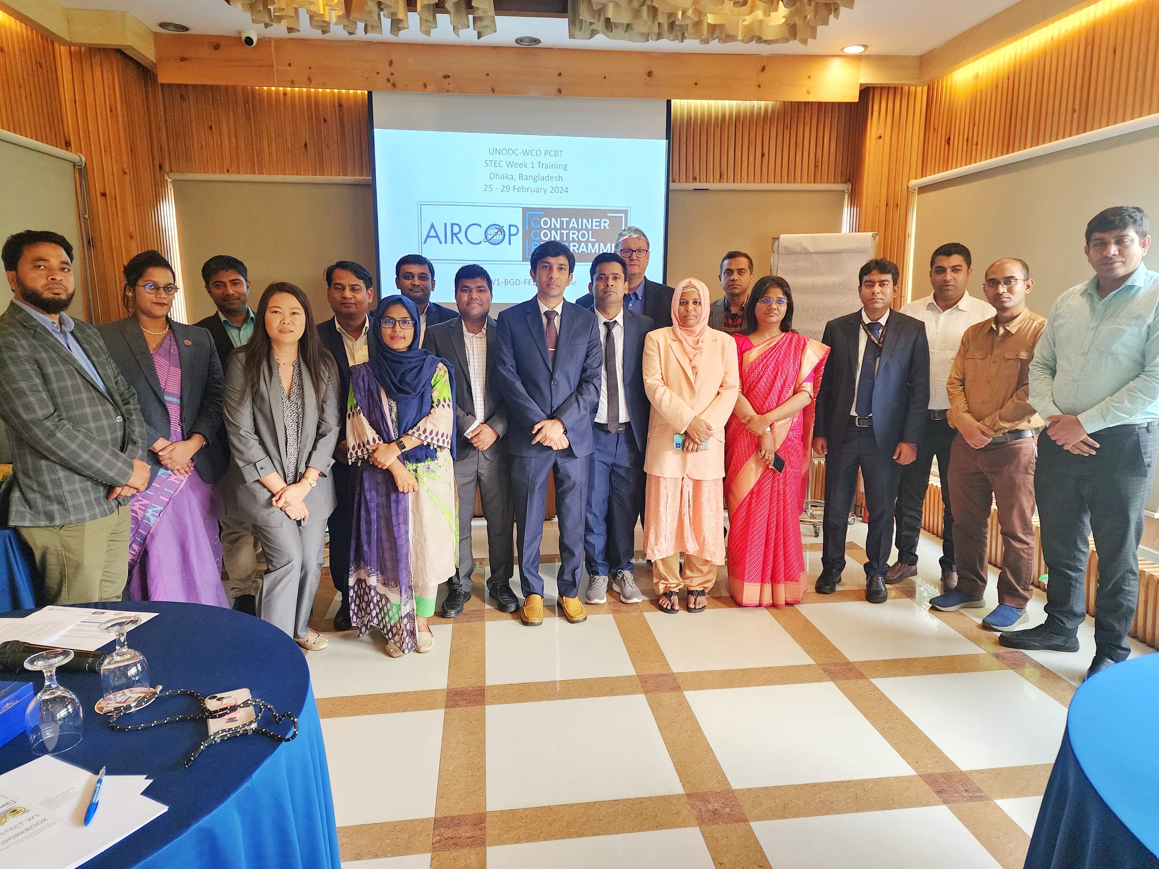 Participated 5 days workshop arranged by United Nations Office on Drugs and Crime (UNODC), US Embassy and World custom Organization (WCO)