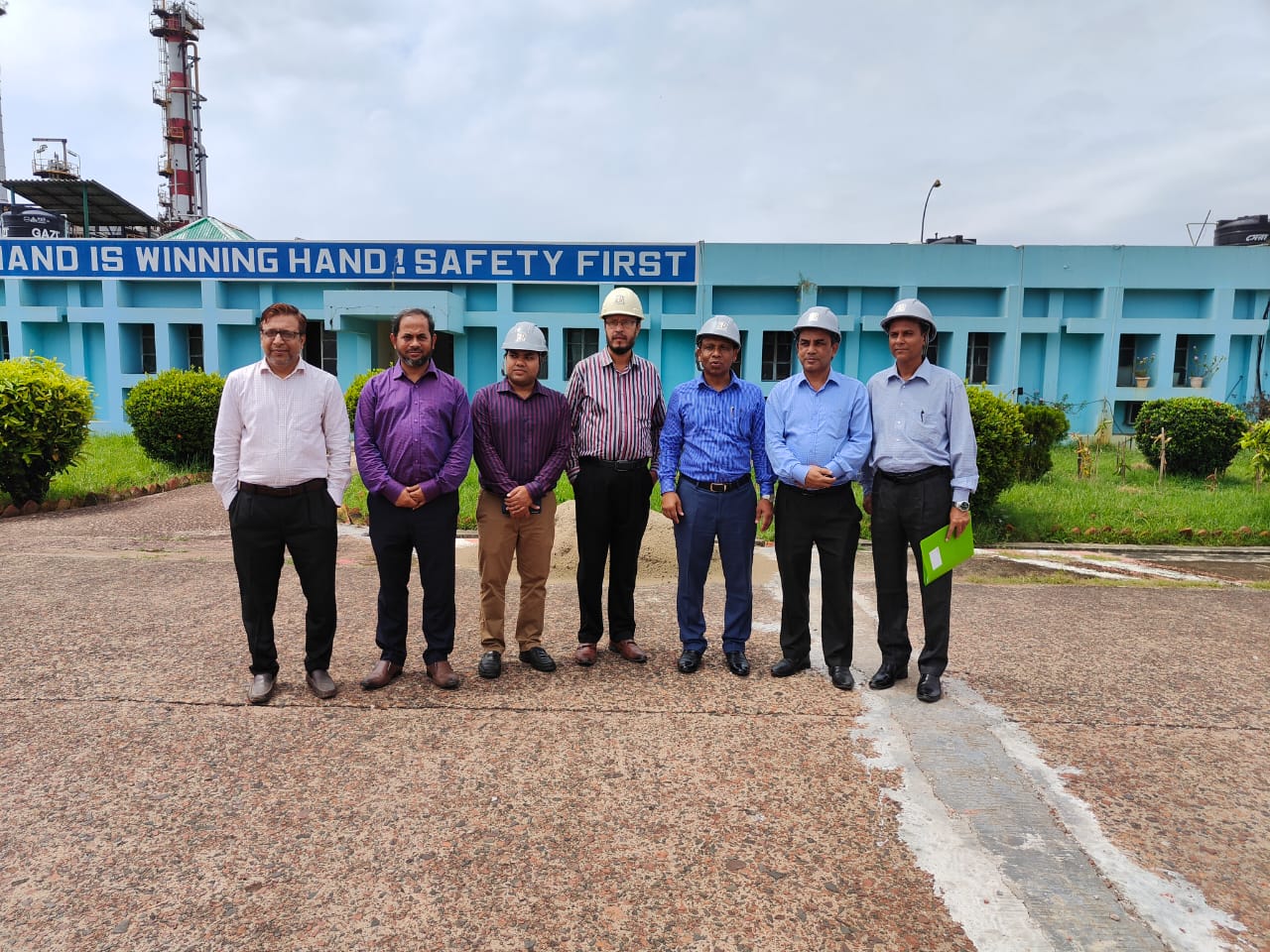 প্রধান বিস্ফোরক পরিদর্শক মহোদয়ের ইস্টার্ন রিফাইনারী পরিদর্শন