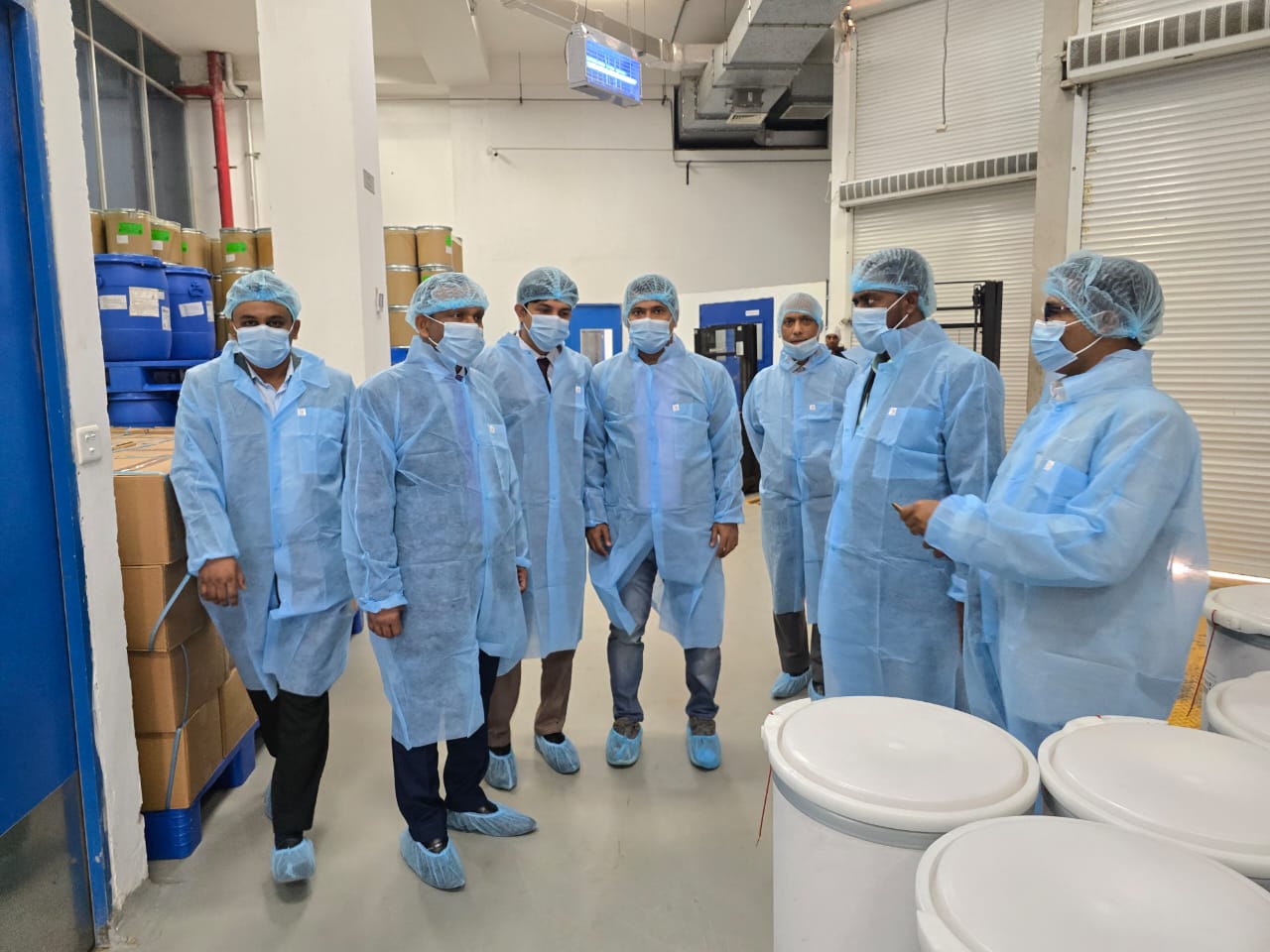 প্রধান বিস্ফোরক পরিদর্শক কর্তৃক অপসোনিন ফার্মা পরিদর্শন