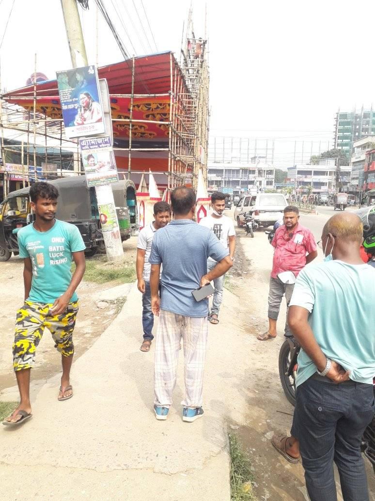 শারদীয় দুর্গাপূজা কে কেন্দ্র করে প্রতিদিনই ফরিদপুর পৌরসভার বিভিন্ন কার্যক্রম