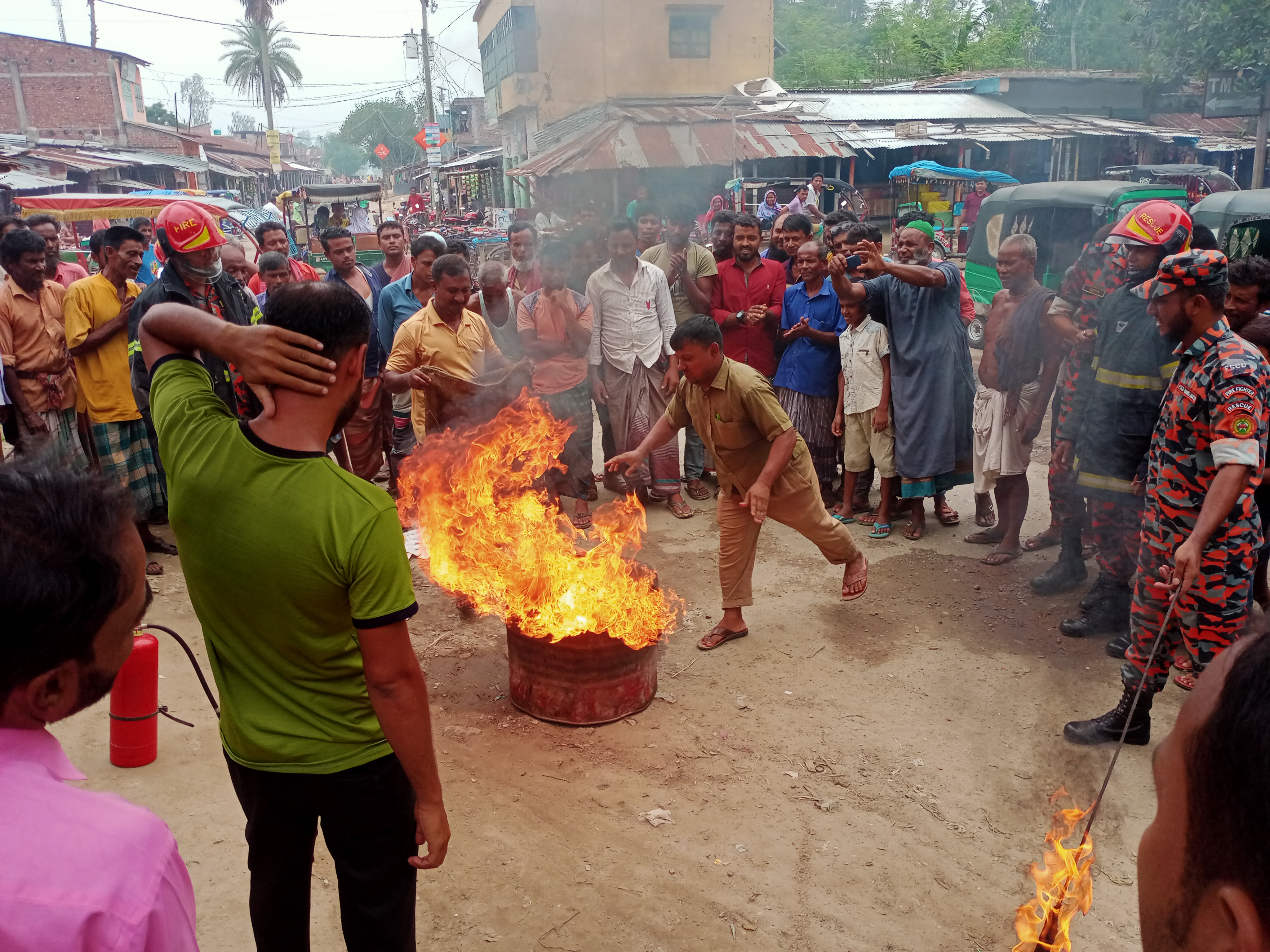 অক্সিজেন কাটাপ করে অগ্নিনির্বাপণ পদ্ধতি