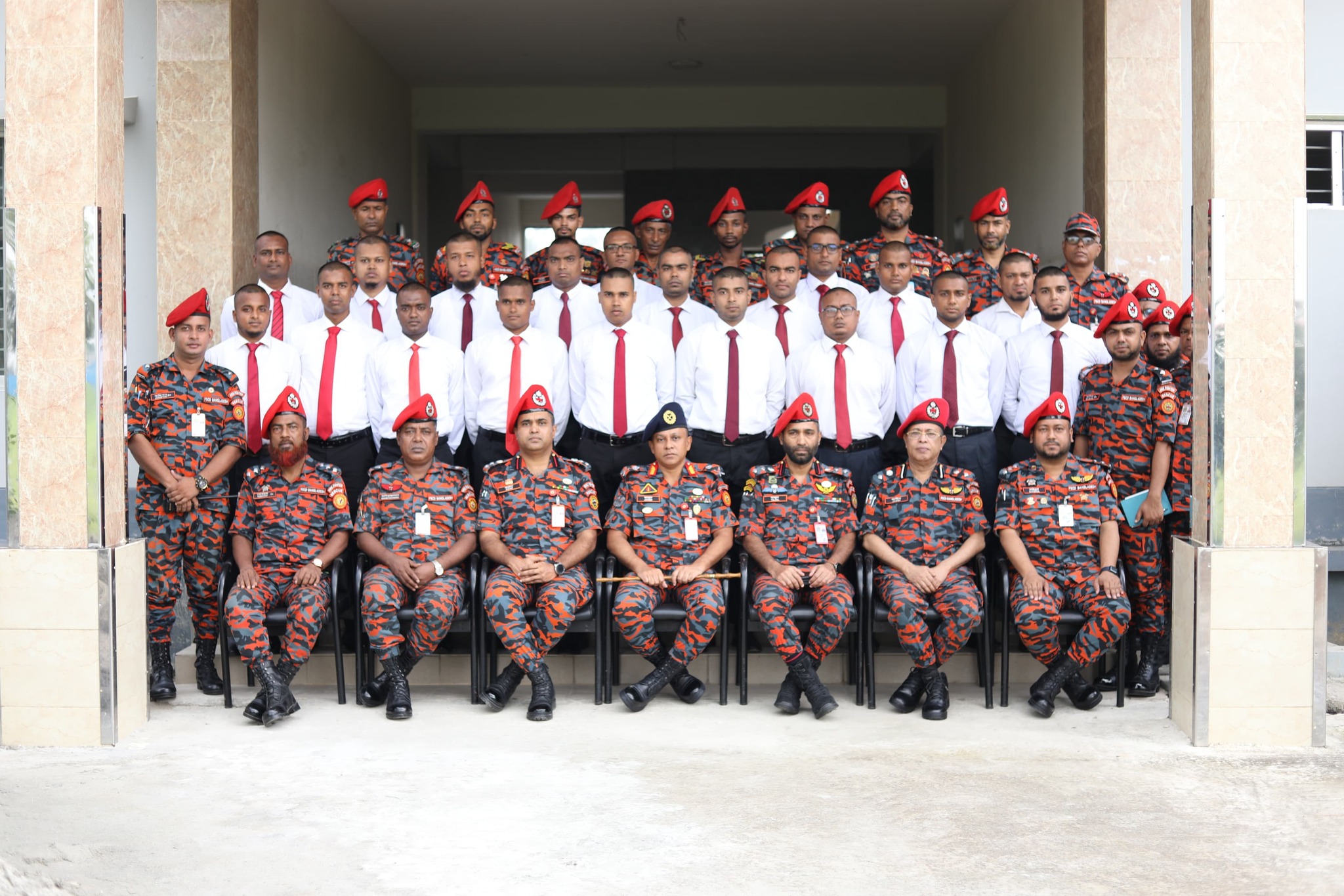 অফিসার্স ফাউন্ডেশন কোর্স ৪২ ব্যাচের উদ্বোধনী অনুষ্ঠান এর স্থিরচিত্র।