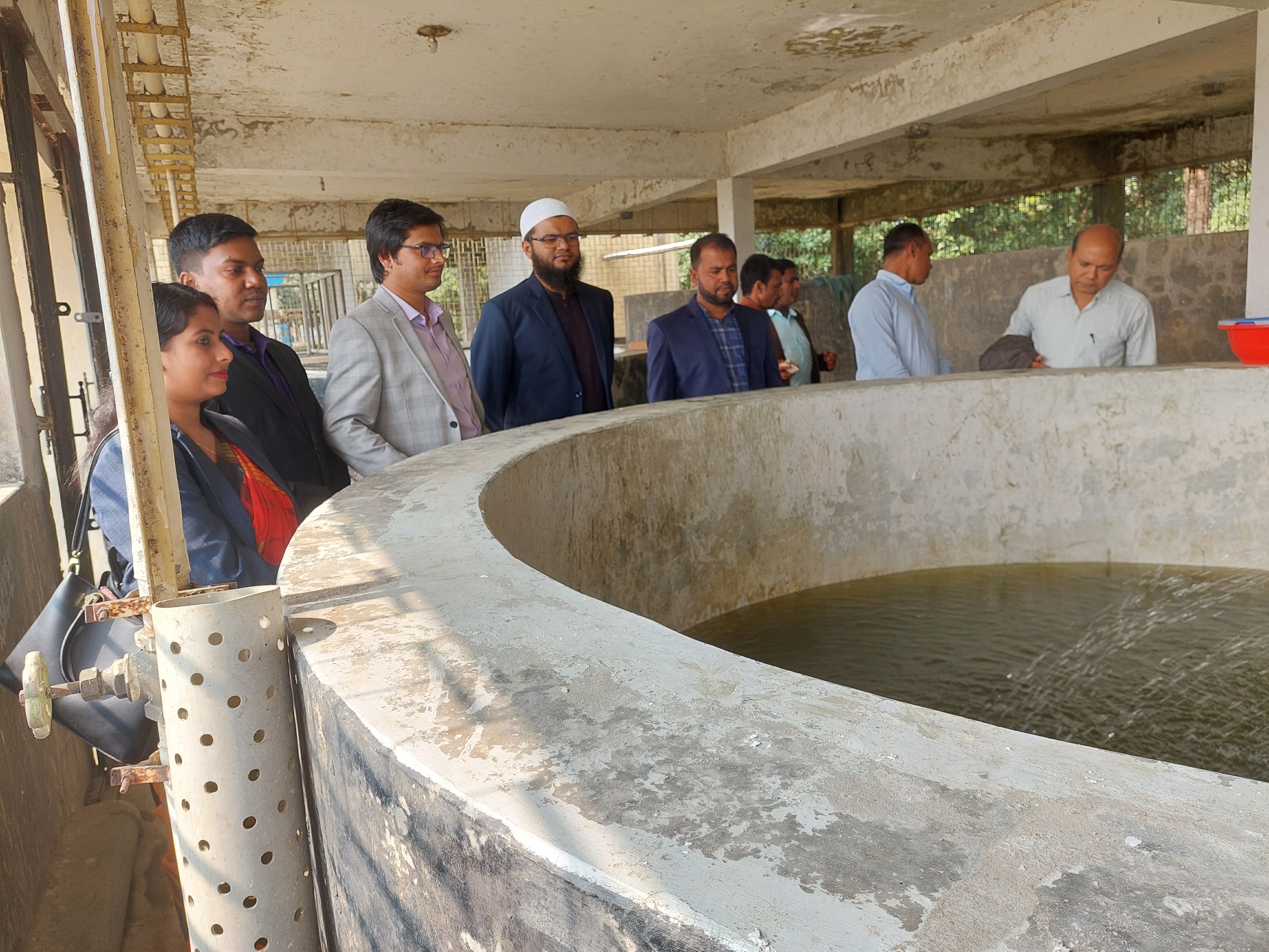 শান্তিগঞ্জ হ্যাচারী পরিদর্শন