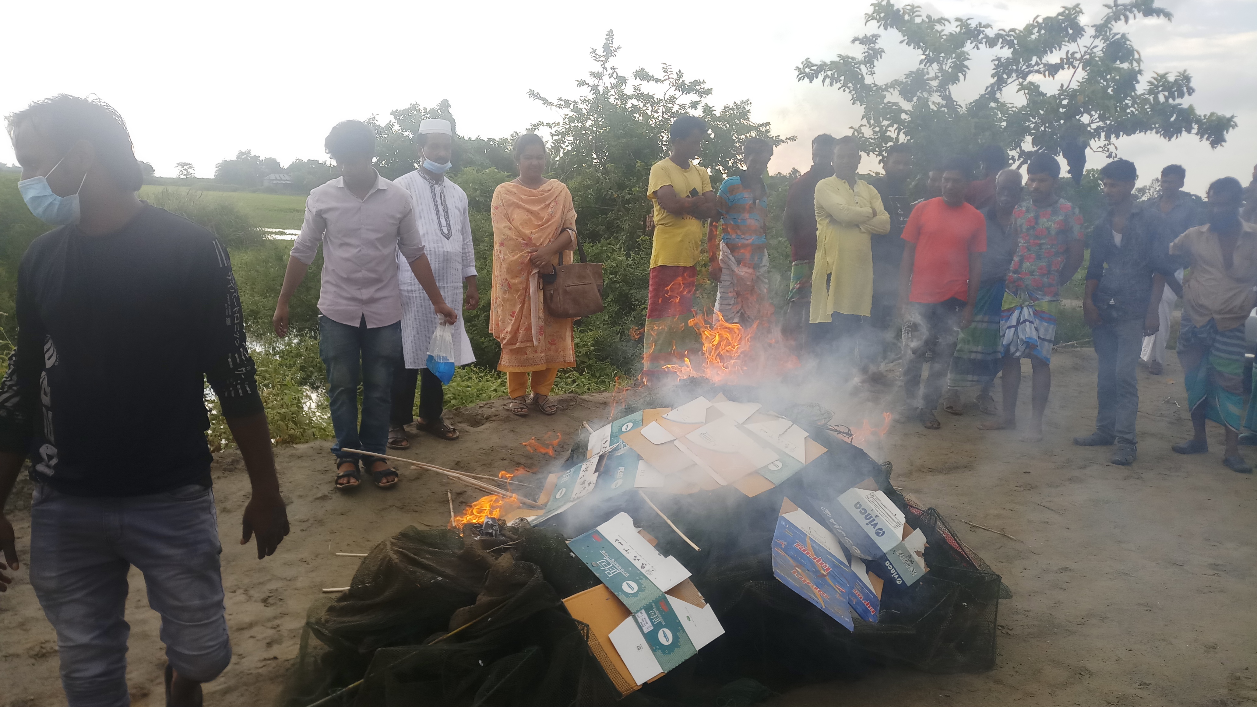  ৫টি চায়না রিং জাল এবং ১০০০ মিটার