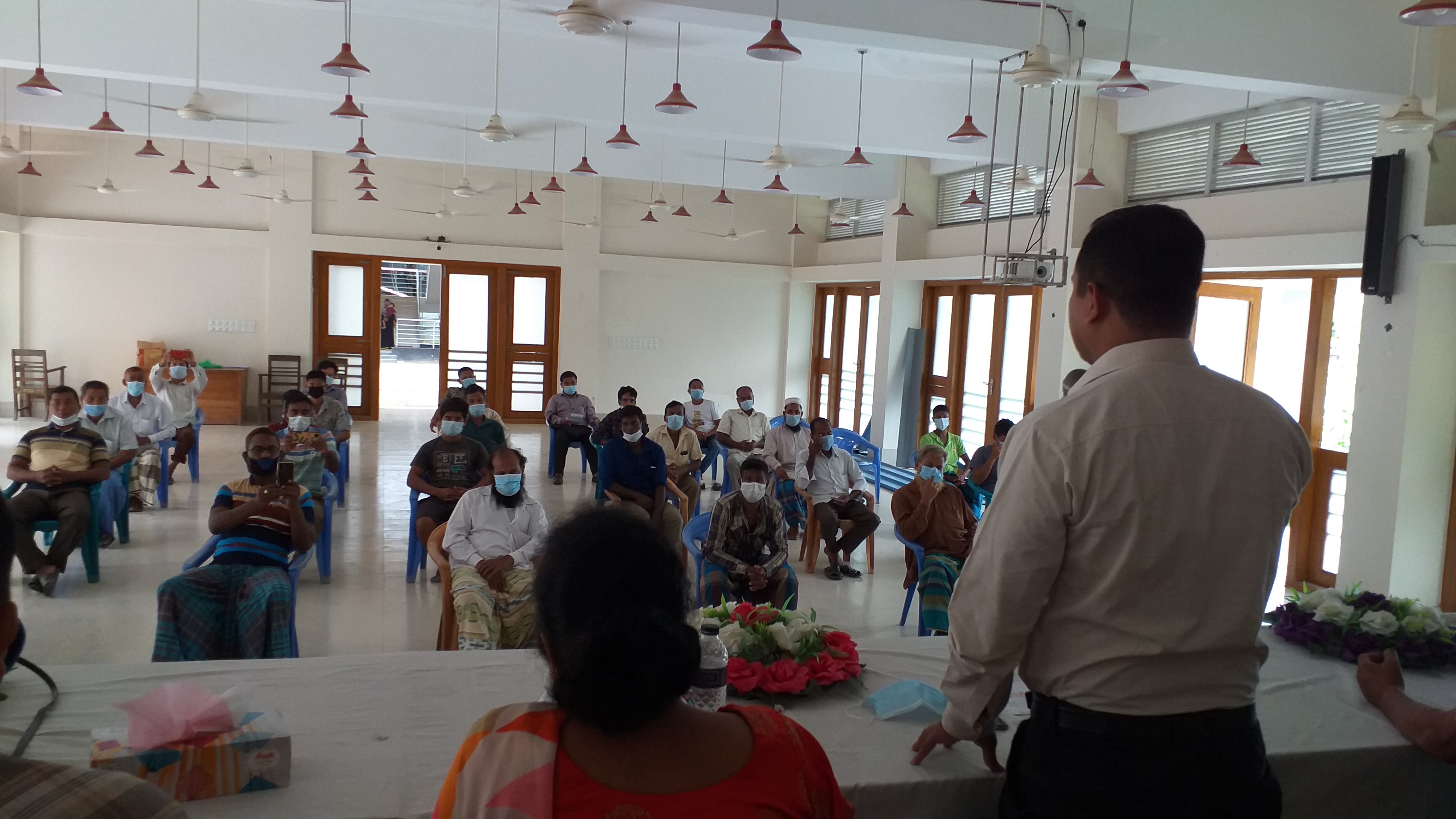 প্রান্তিক মৎস্যচাষী/মৎস্যজীবিদের মাথে মতবিনিময়,২৯/৮/২১