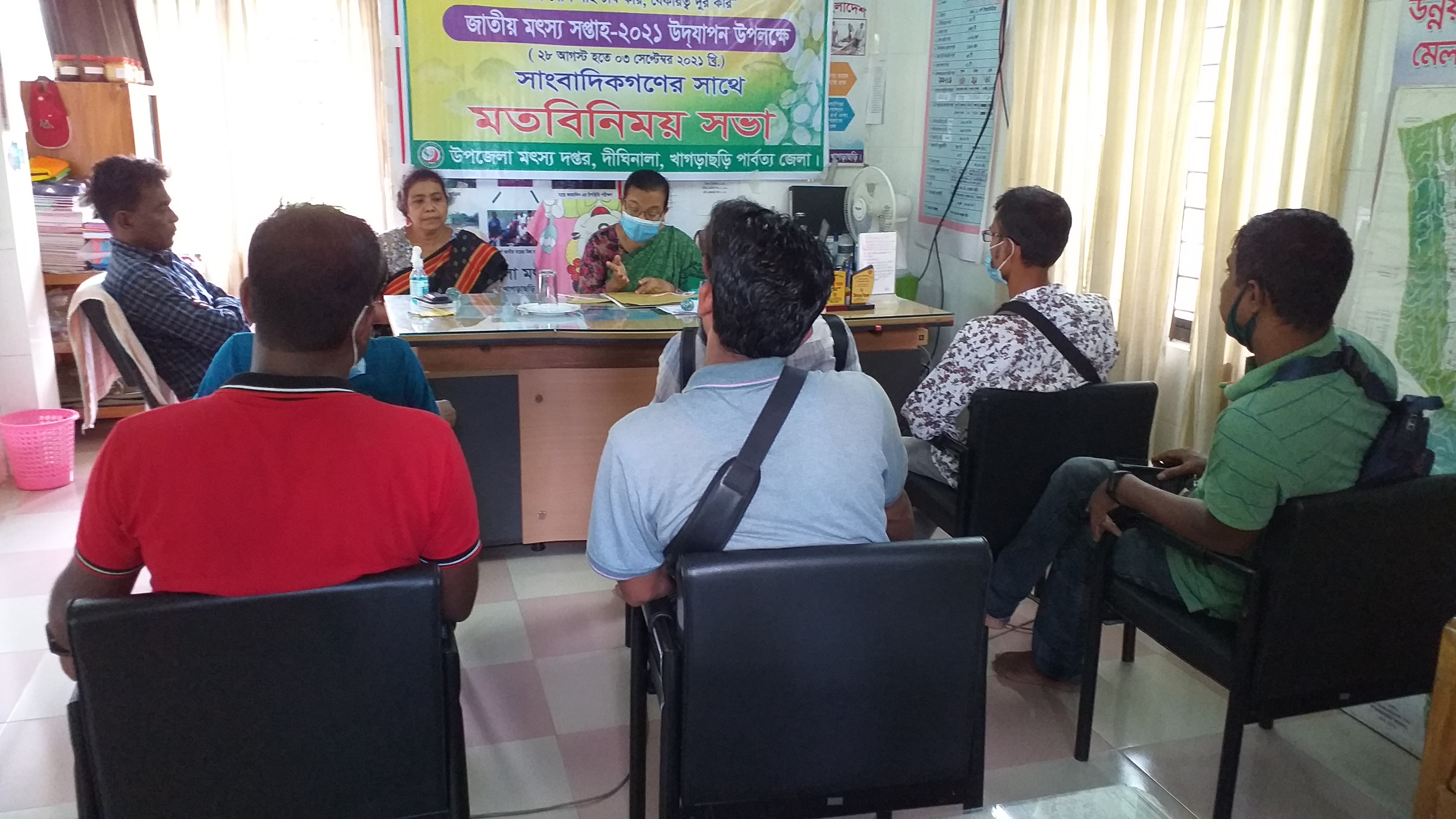 সাংবাদিকগণের সাথে মতবিনিময়-২৮/৮/২১