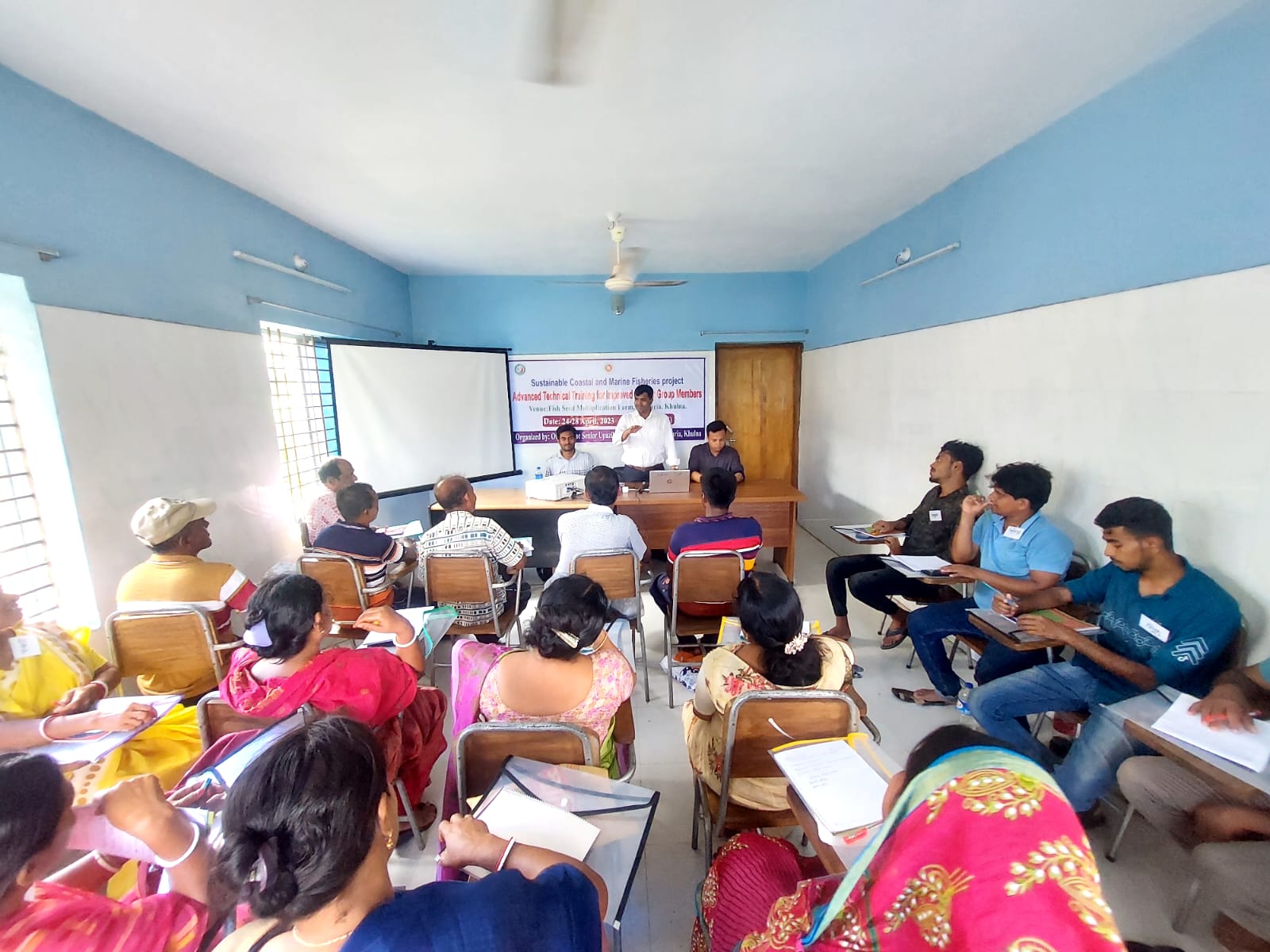 চিংড়ি ক্লাস্টার চাষিদর প্রশিক্ষণ