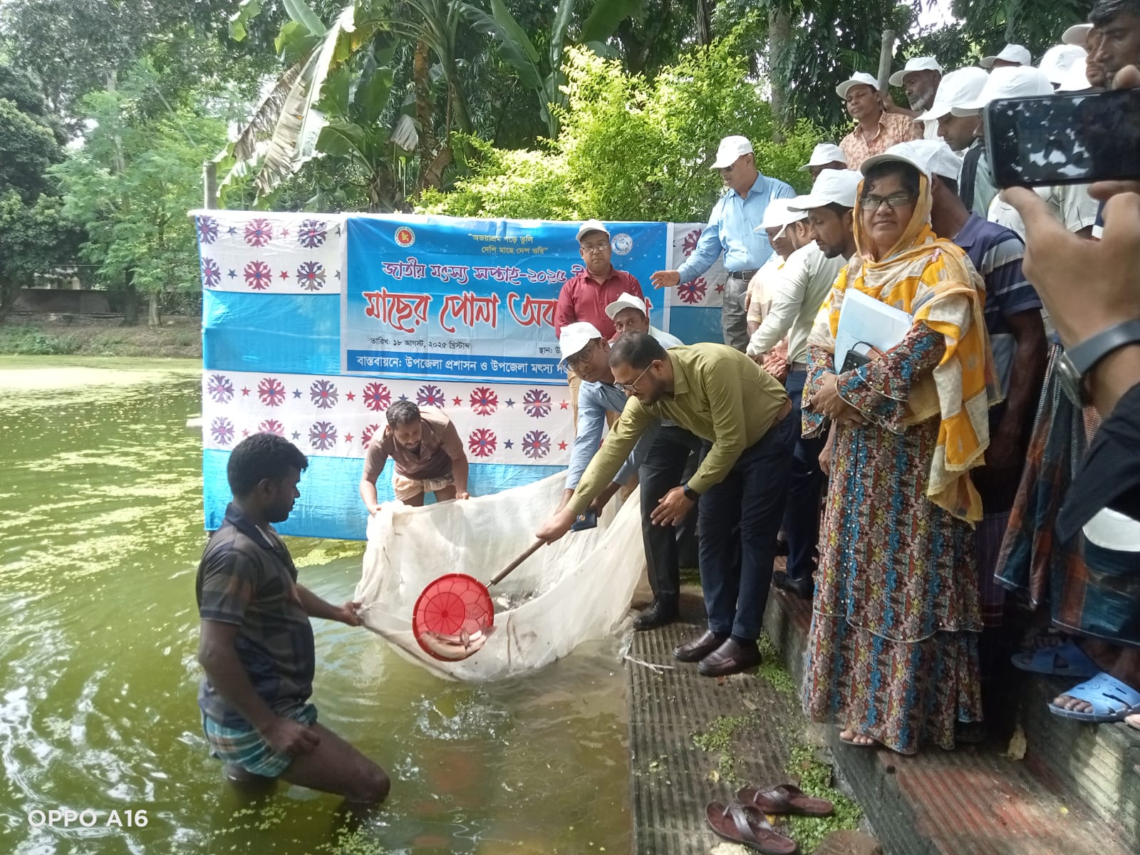 জাতীয় মৎস্য সপ্তাহ ২০২৫ এর পোনা অবমুক্তি