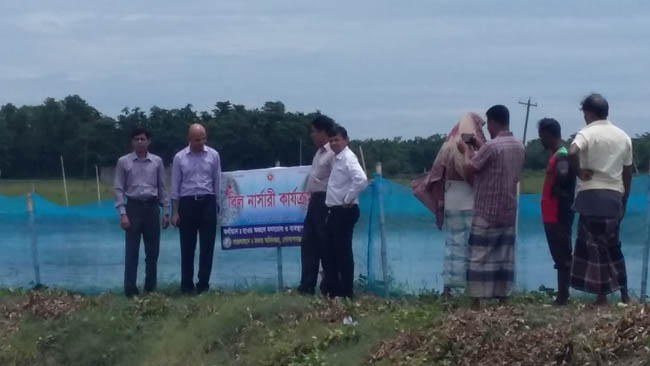 বিল নার্সারী পরিদর্শন