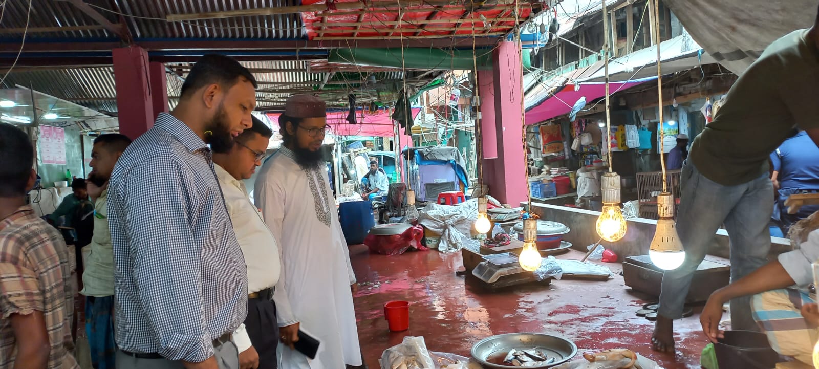 মা ইলিশ সংরক্ষণে অভিযান ২৩/১০/২০২৪ তারিখে কাপ্তাই নতুন বাজার