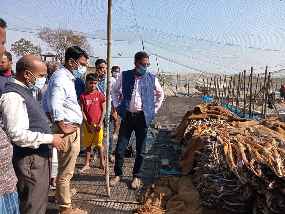 শুটকী পল্লী পরিদর্শন