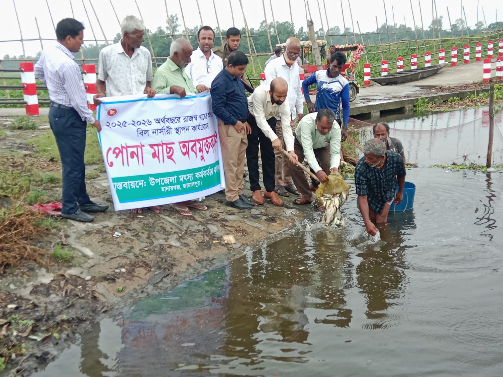 বিল নার্সারির পোনা অবমুক্তি ২০২৫-২৬