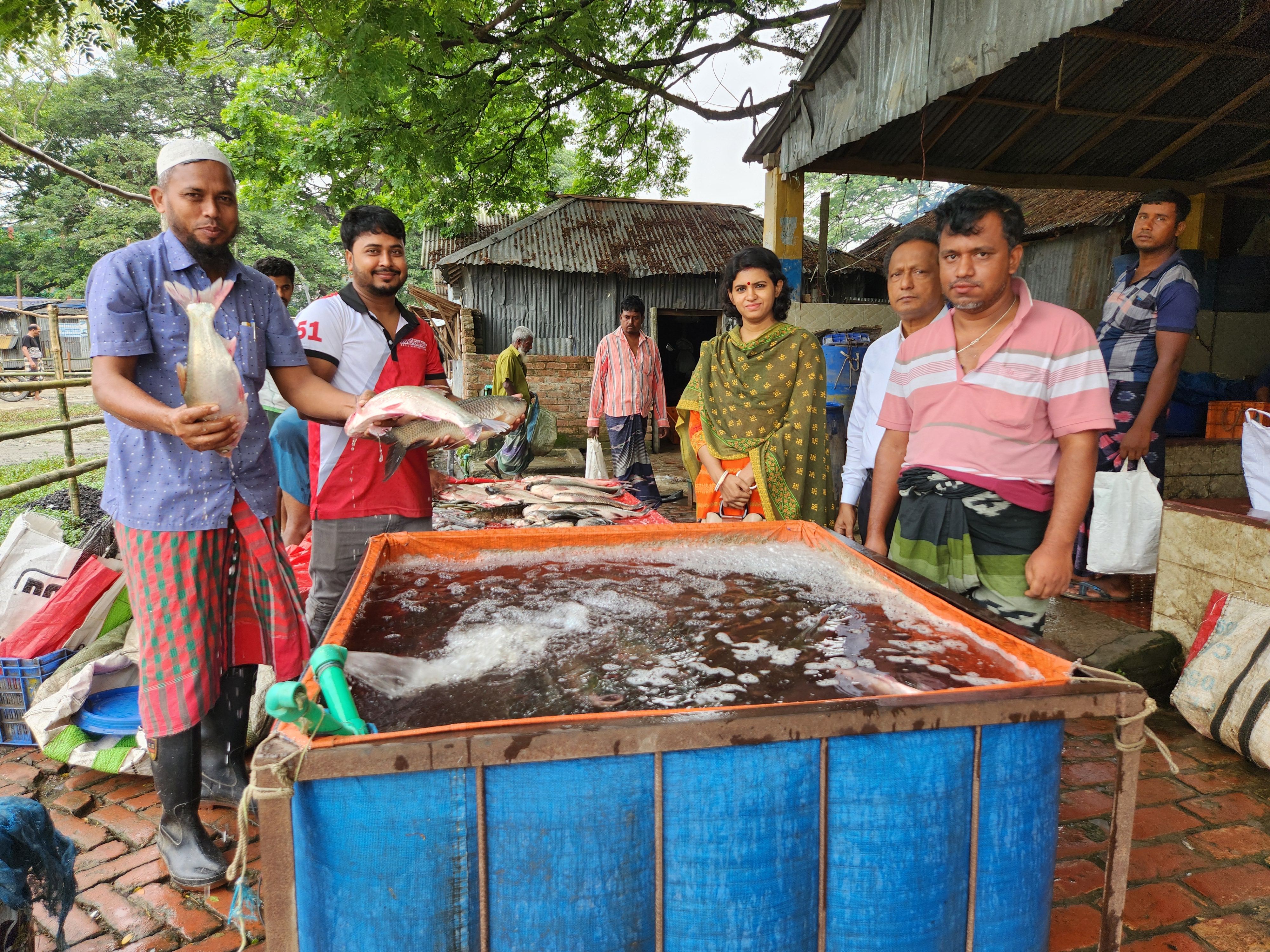 রনবাঘা মৎস্য আড়ত