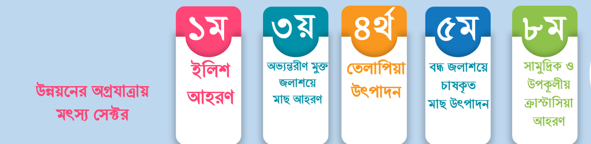 উন্নয়নের অগ্রযাত্রায় মৎস্য সেক্টর