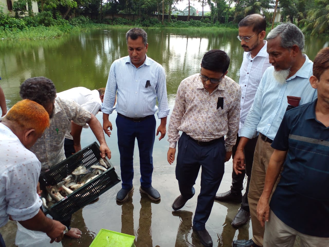 পোনা অবমুক্তকরণ কার্যক্রম ২০২৩/২৪ অর্থবছর