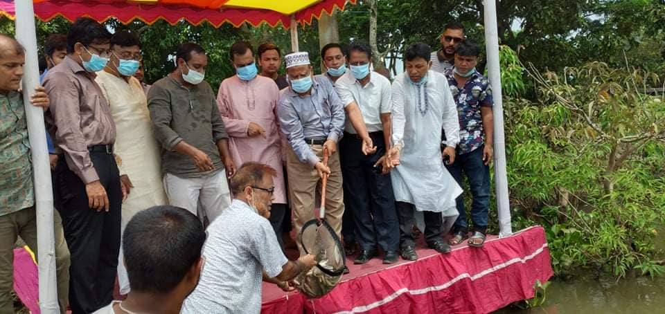 মৎস্য অধিদপ্তরের রাজস্ব খাতের আওতায় বাস্তবায়িত পোনা অবমুক্তকরণ কার্যক্রম