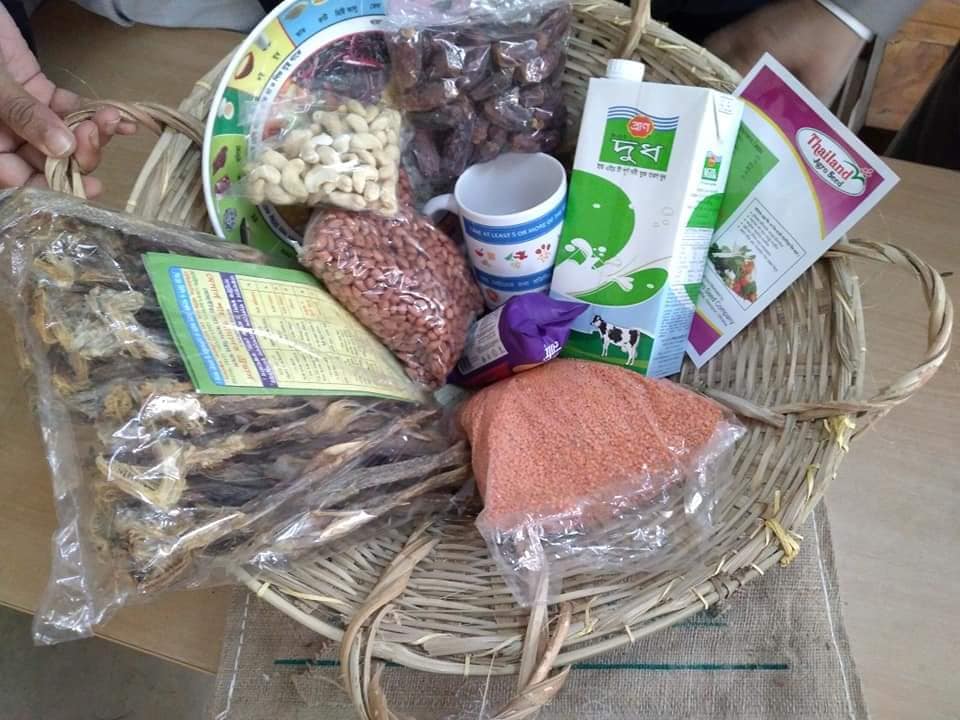বিতরণকৃত পুষ্টিসামগ্রী, ২৭/০১/২০২১