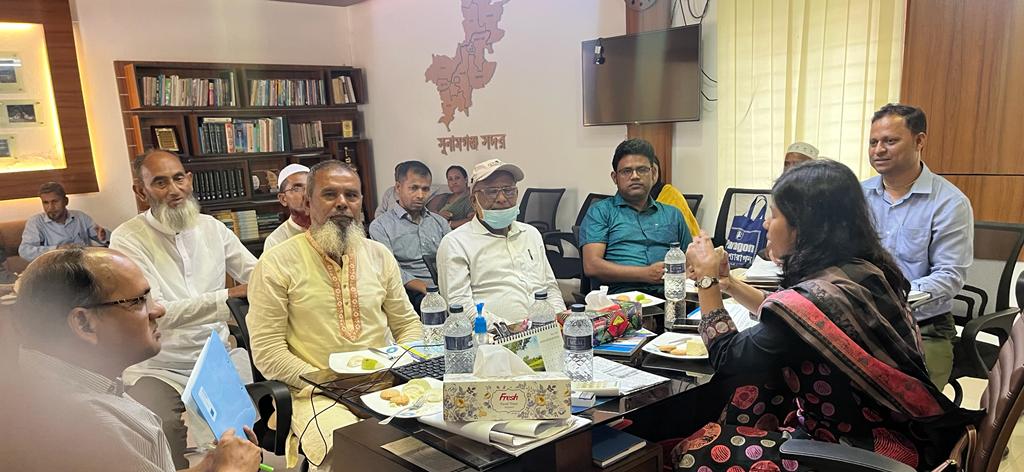 সুনামগঞ্জ সদর উপজেলার অভ্যন্তরীণ সংগ্রহ কমিটির সভা