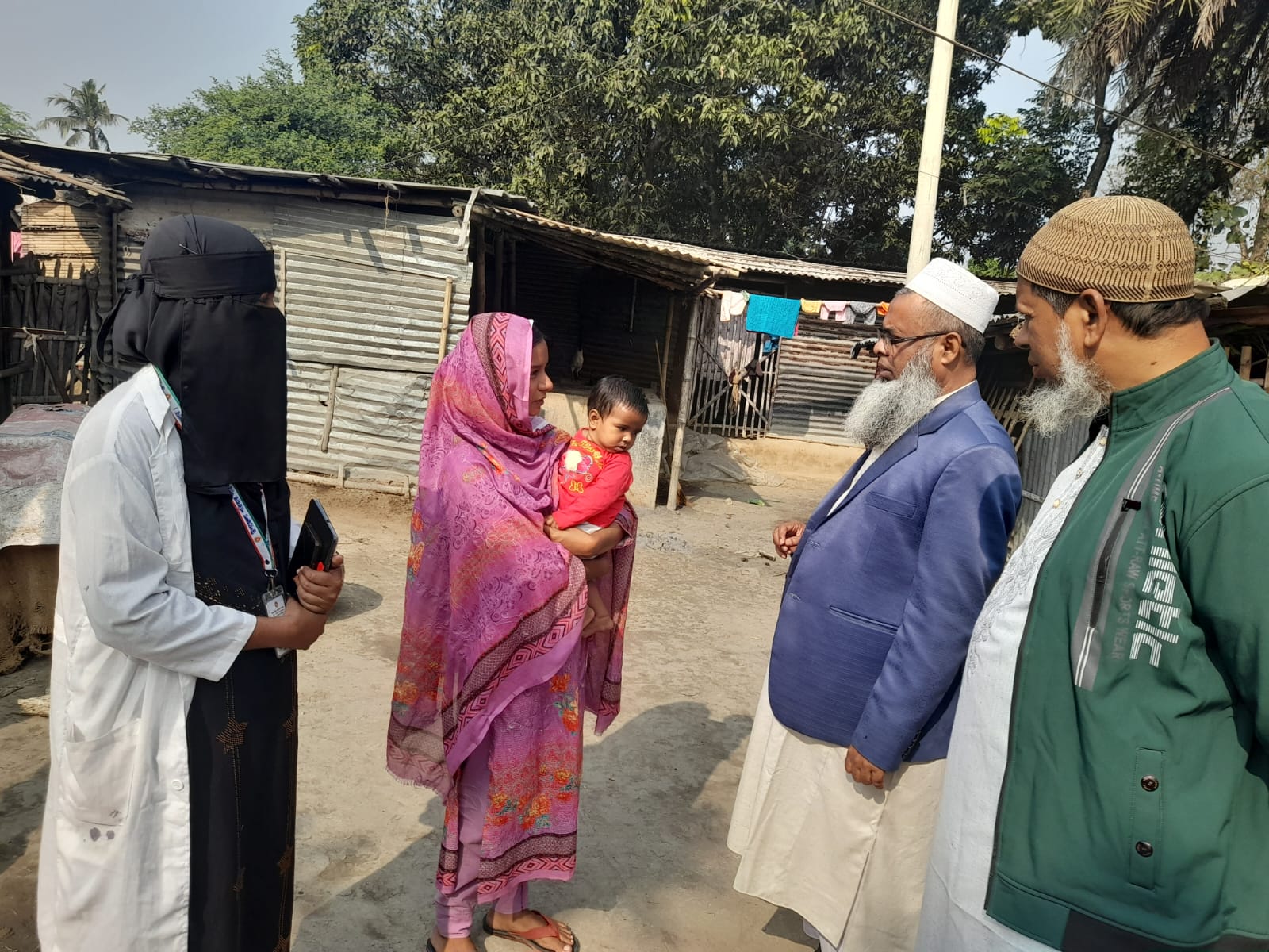 আশ্রয়ণ-আবাসন প্রকল্প পরিদর্শন, মা ও শিশু কল্যাণ কেন্দ্রে পরিদর্শন