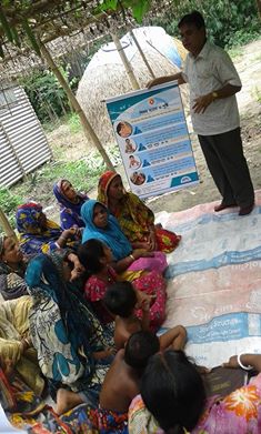 Courtyard session at bahuria