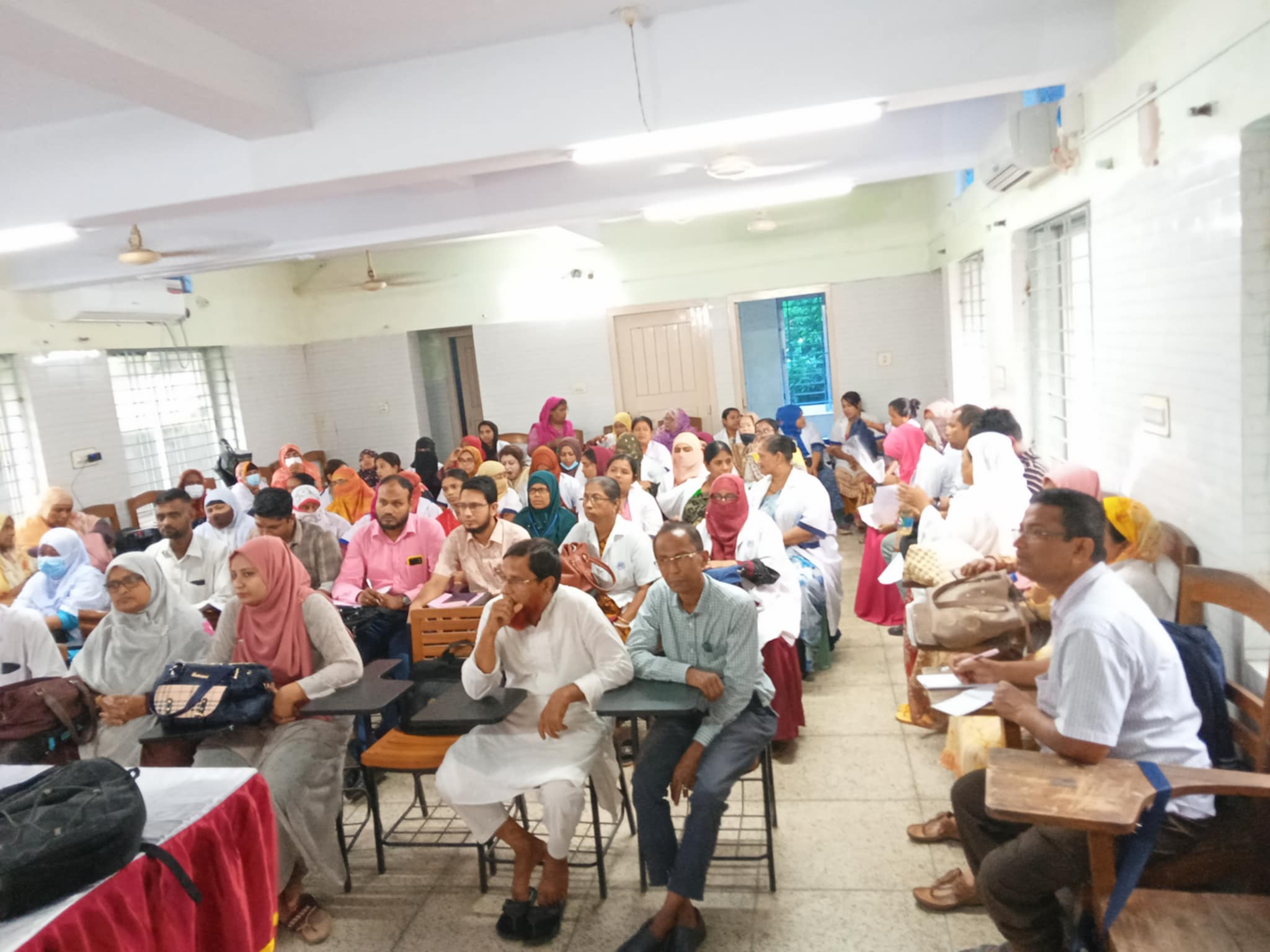 বাগেরহাট সদর উপজেলার জুলাই/২৪ মাসের পরিবার পরিকল্পনা বিভাগীয় সভা অনুষ্ঠিত। তারিখ : ০৩/৭/২০২৪ খ্রি.