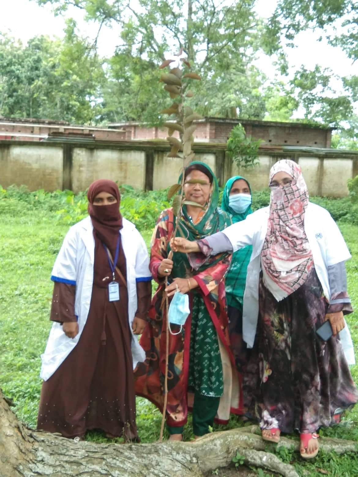 মুজিব্বর্ষ উপলক্ষ্যে গাছ রোপন