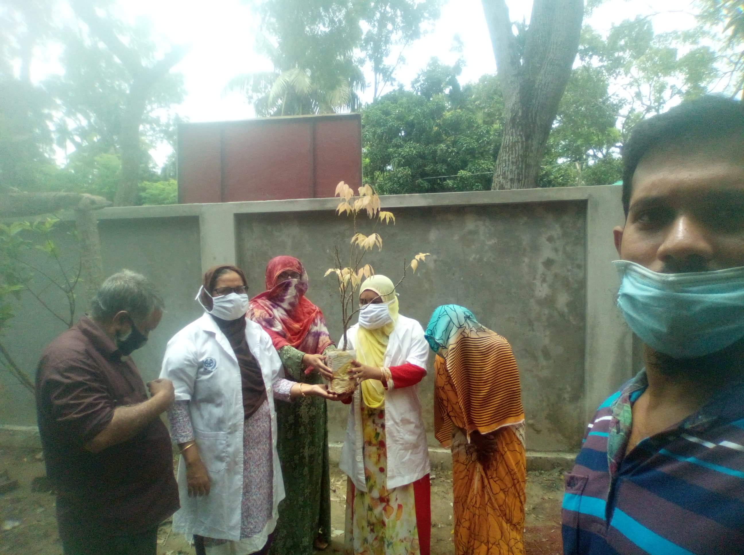 মুজিব্বর্ষ উপলক্ষ্যে গাছ রোপন